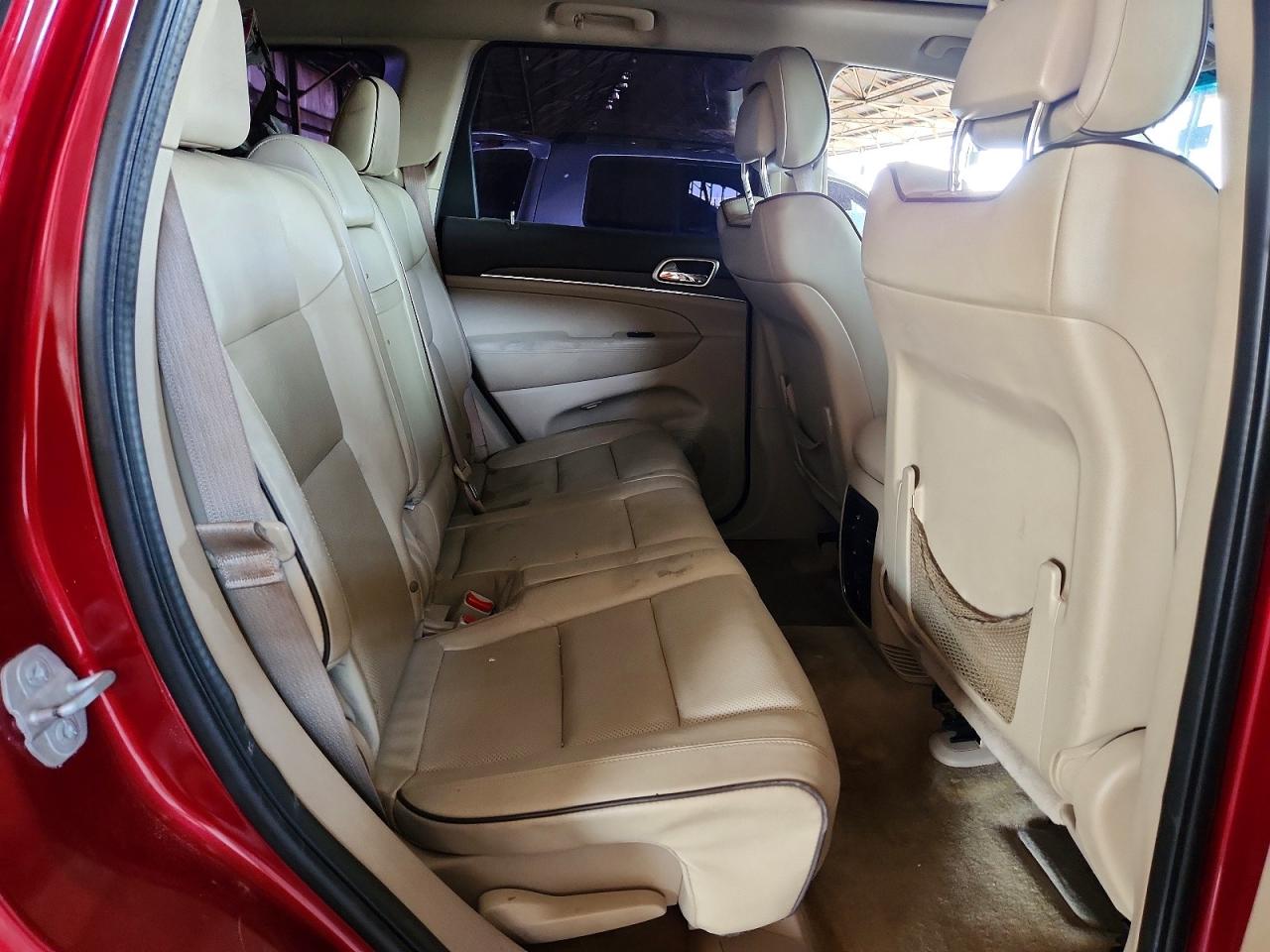 2015 Jeep Grand Cherokee Overland Maroon vin: 1C4RJECG7FC798529