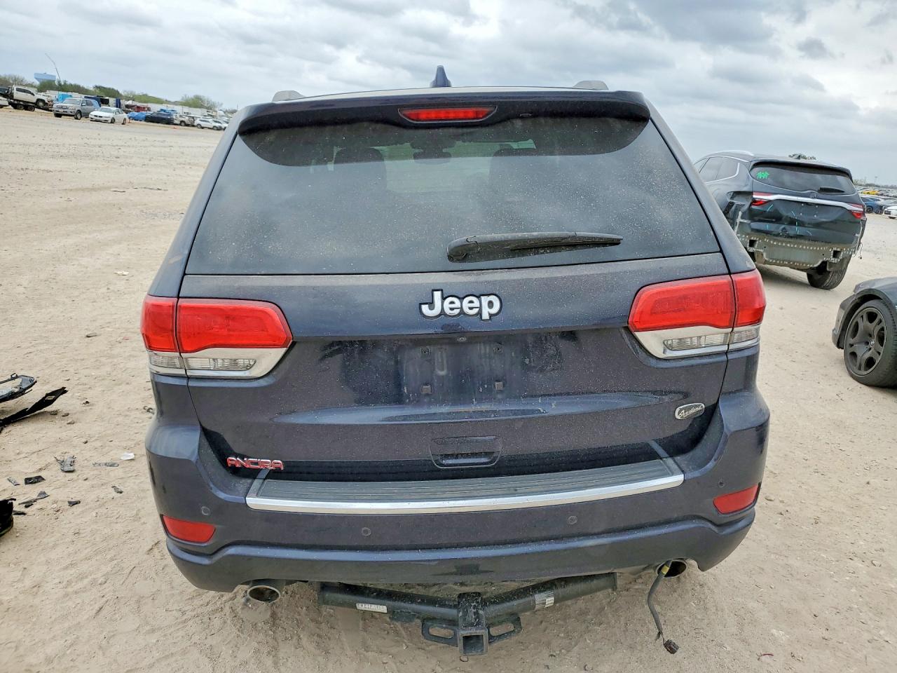 2017 Jeep Grand Cherokee Overland Серый vin: 1C4RJECG7HC605637