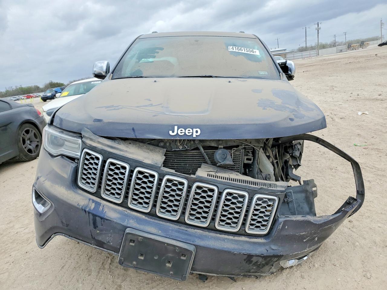 2017 Jeep Grand Cherokee Overland Серый vin: 1C4RJECG7HC605637