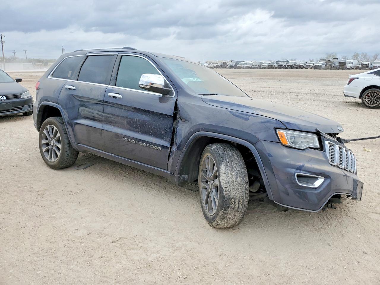 2017 Jeep Grand Cherokee Overland Серый vin: 1C4RJECG7HC605637