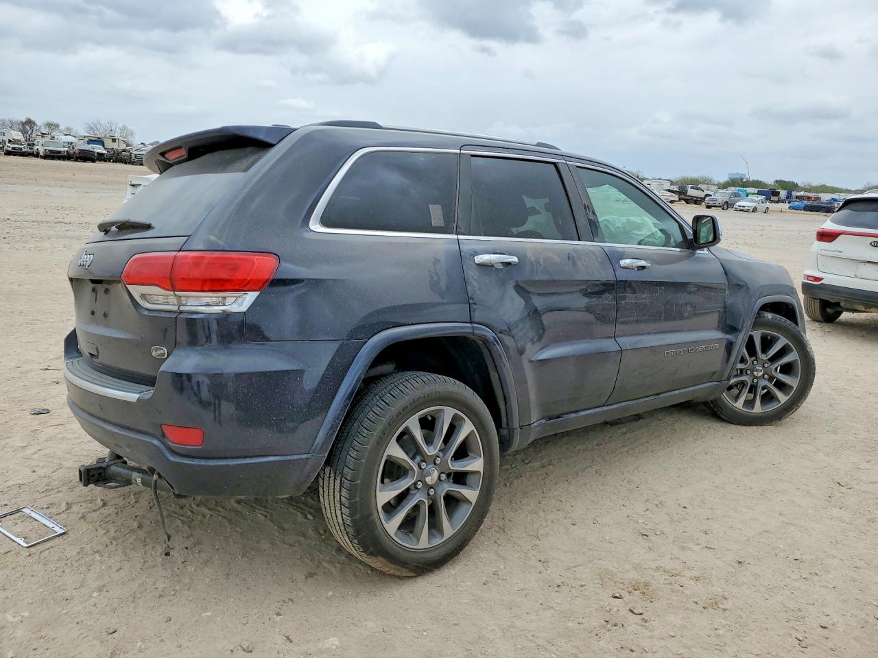 2017 Jeep Grand Cherokee Overland Серый vin: 1C4RJECG7HC605637