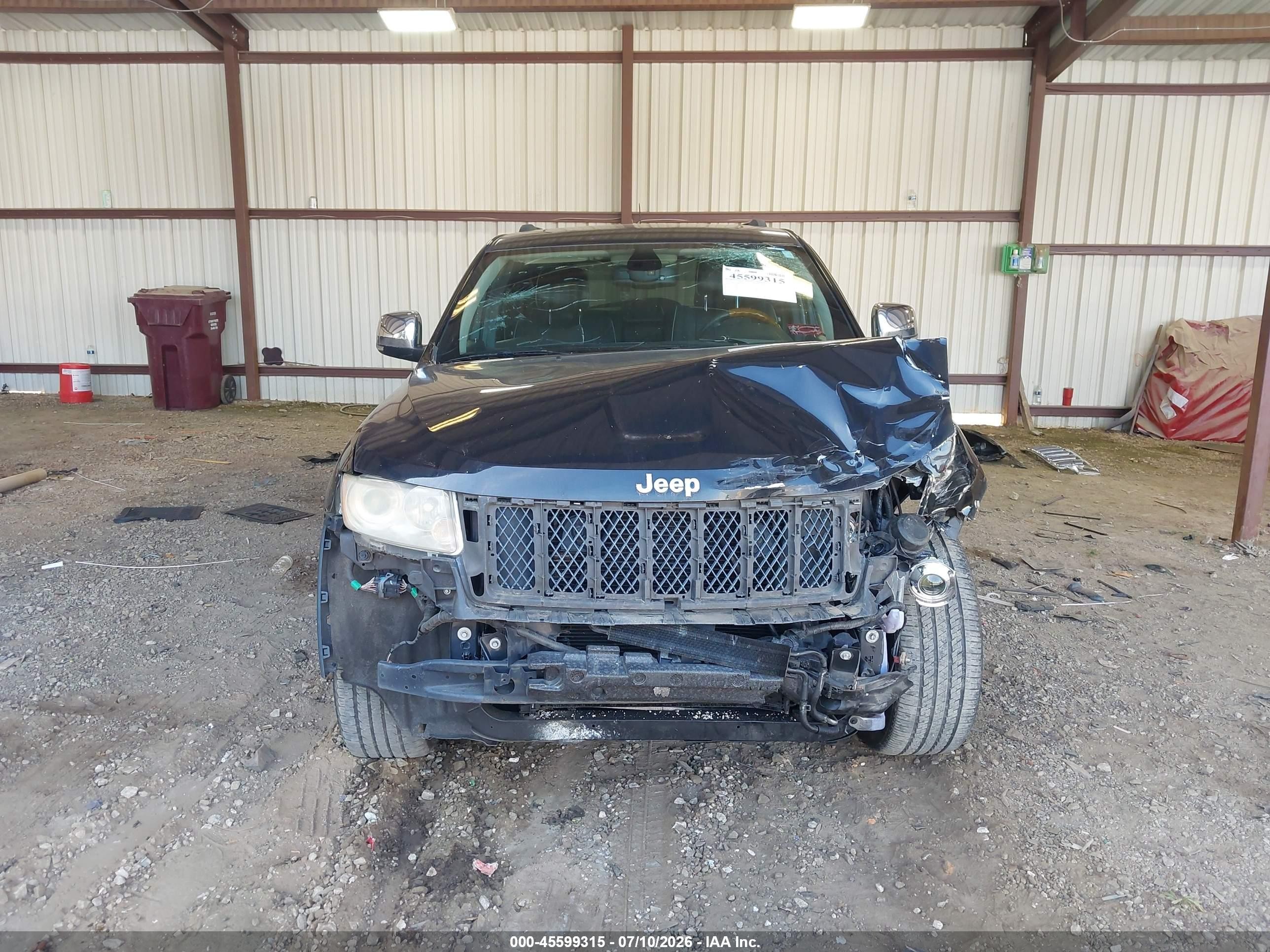 2013 Jeep Grand Cherokee Overland Черный vin: 1C4RJECG8DC526343