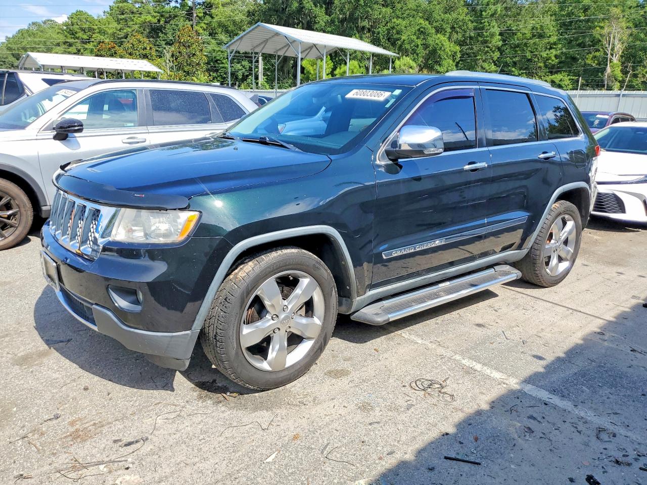2013 Jeep Grand Cherokee Overland Черный vin: 1C4RJECG8DC526441