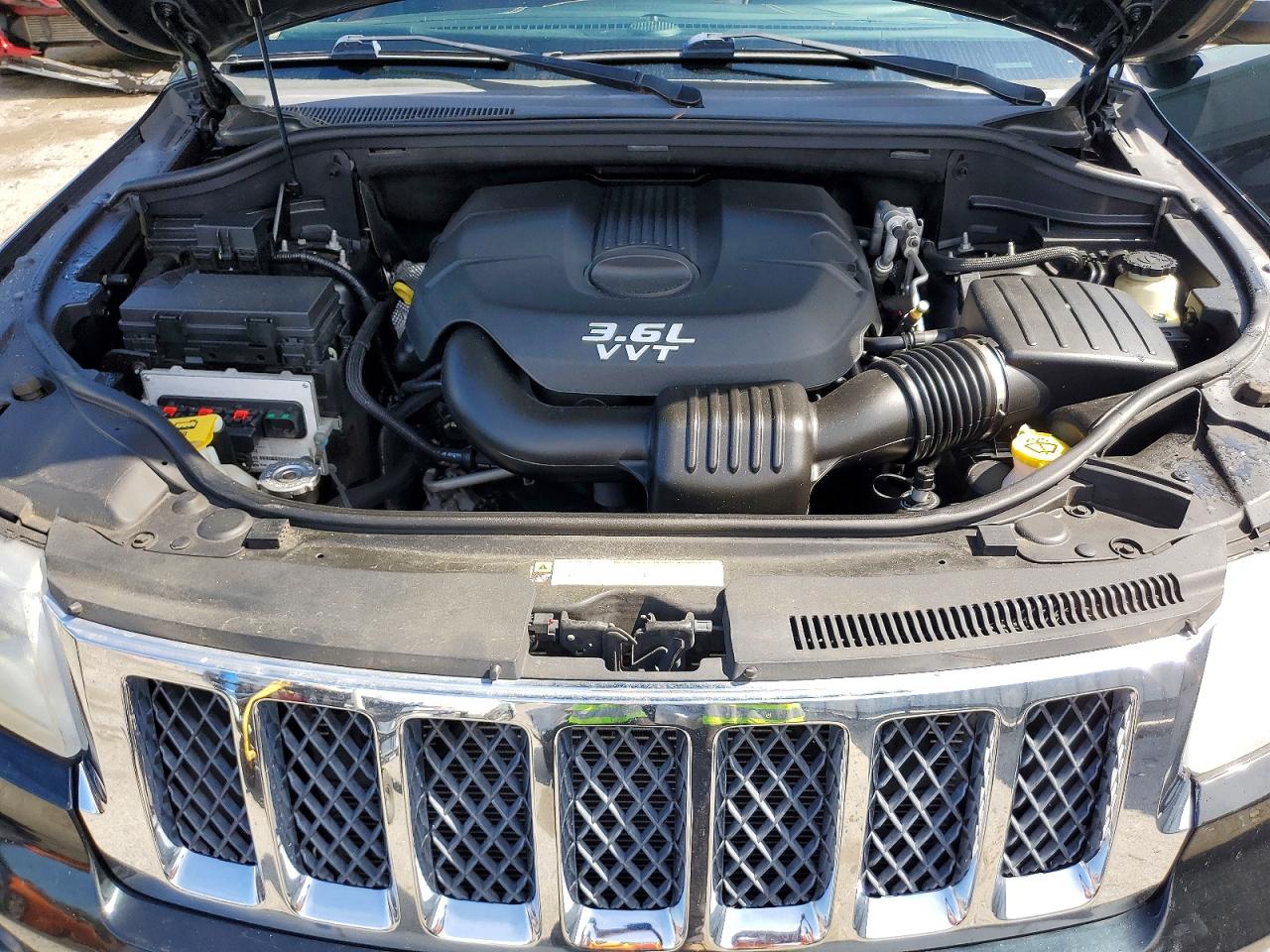 2013 Jeep Grand Cherokee Overland Черный vin: 1C4RJECG8DC526441