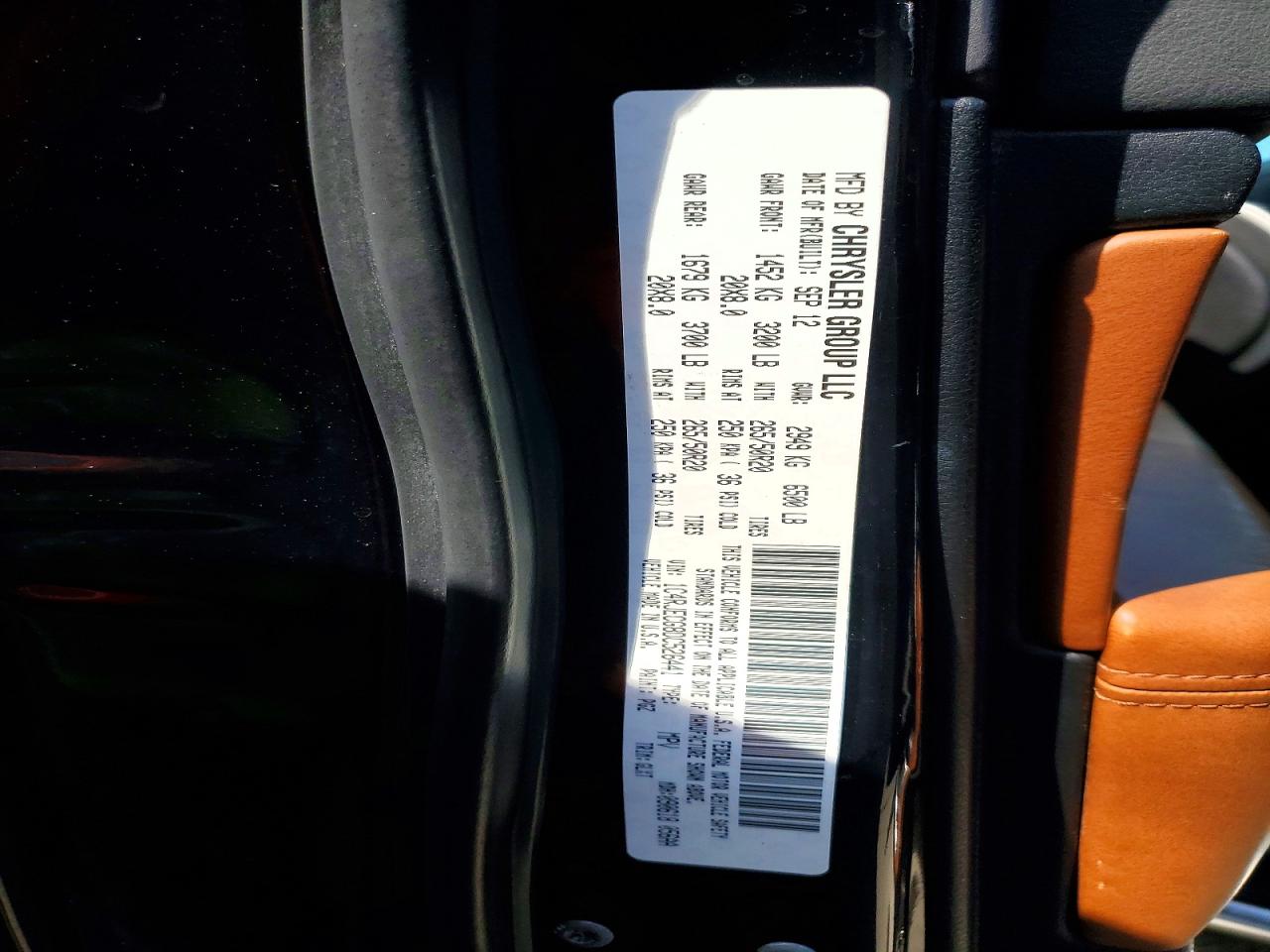 2013 Jeep Grand Cherokee Overland Черный vin: 1C4RJECG8DC526441