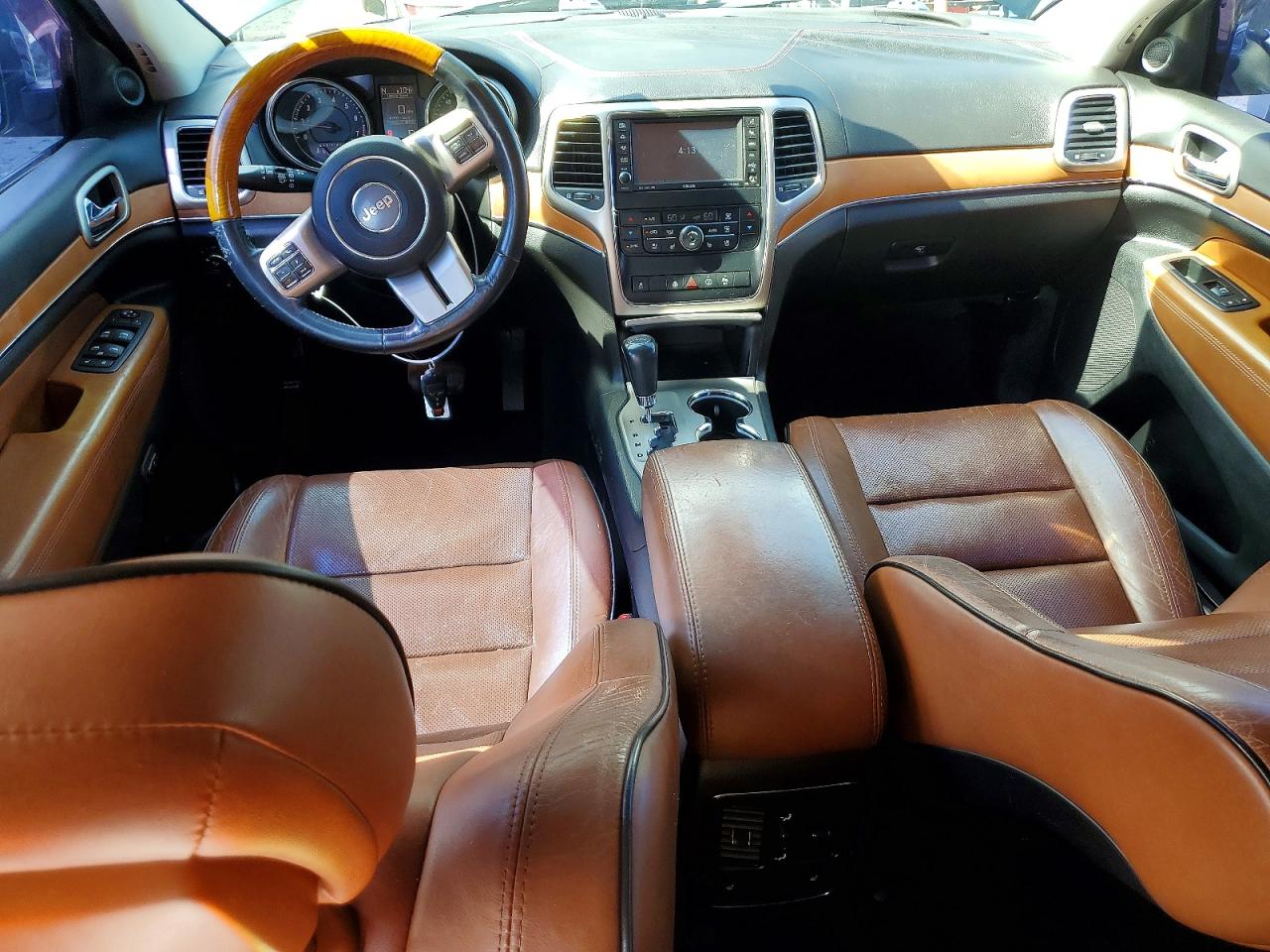 2013 Jeep Grand Cherokee Overland Черный vin: 1C4RJECG8DC526441