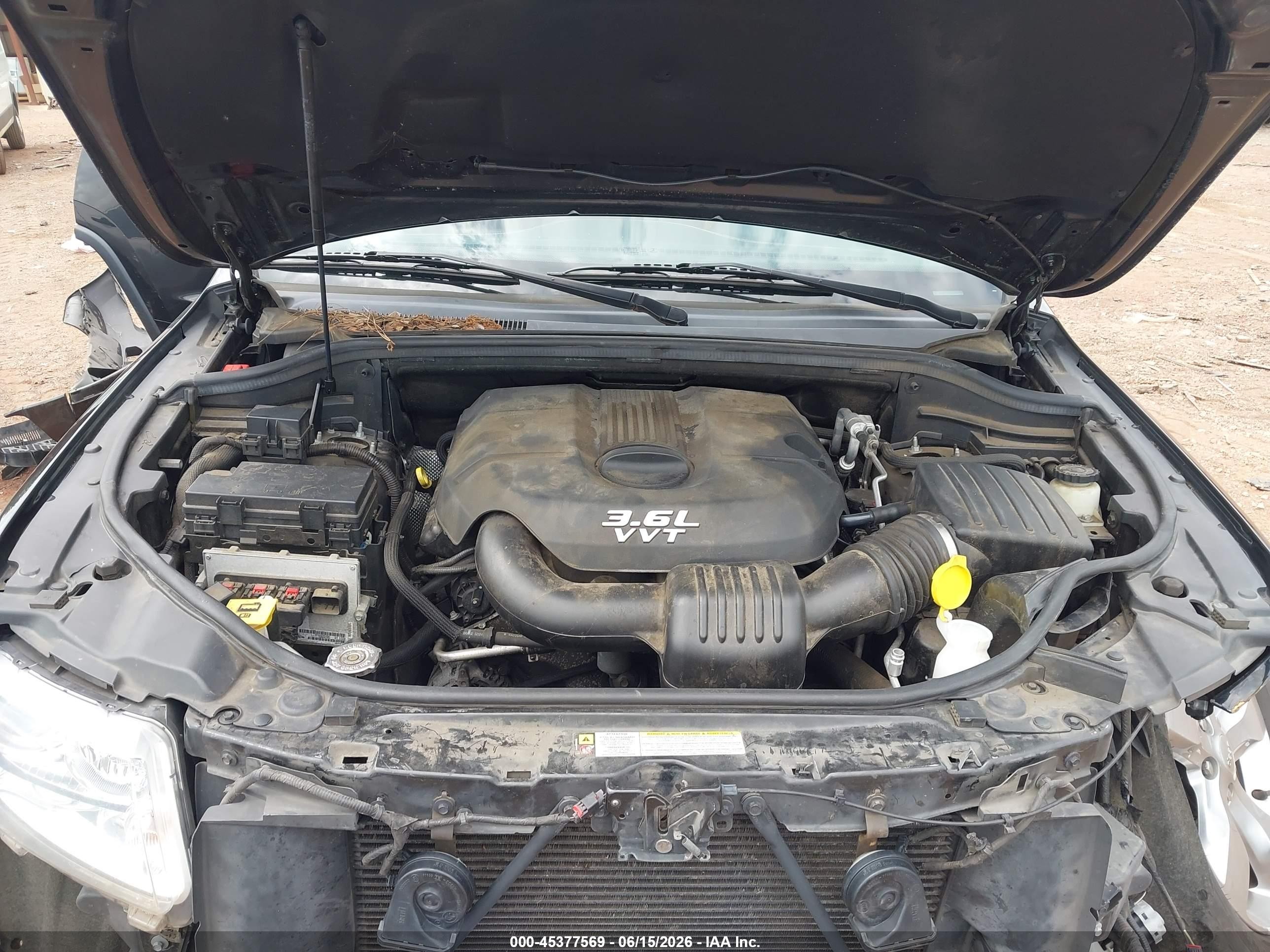 2013 Jeep Grand Cherokee Overland Black vin: 1C4RJECG8DC588857