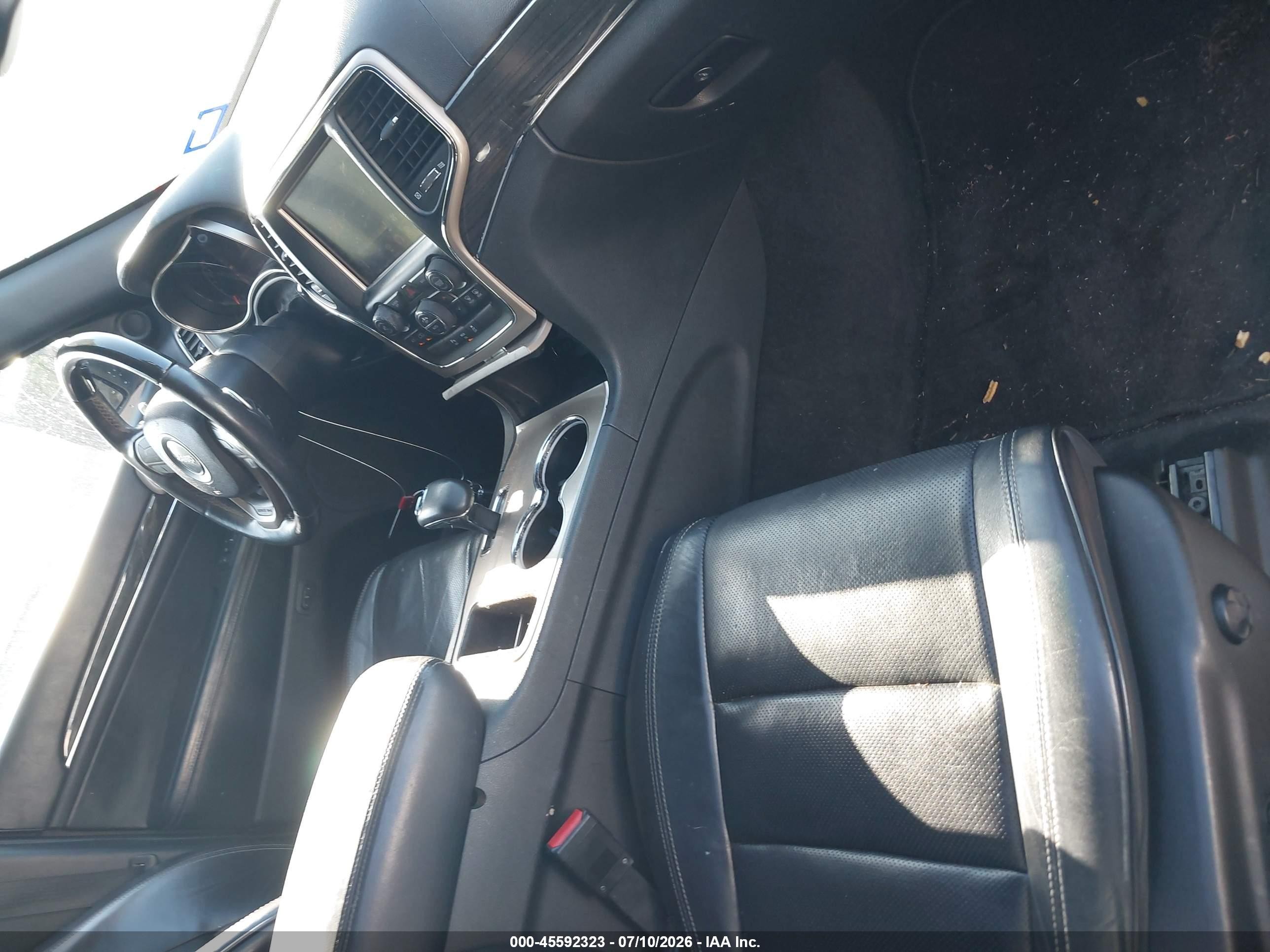 2015 Jeep Grand Cherokee Overland Gray vin: 1C4RJECG8FC856664