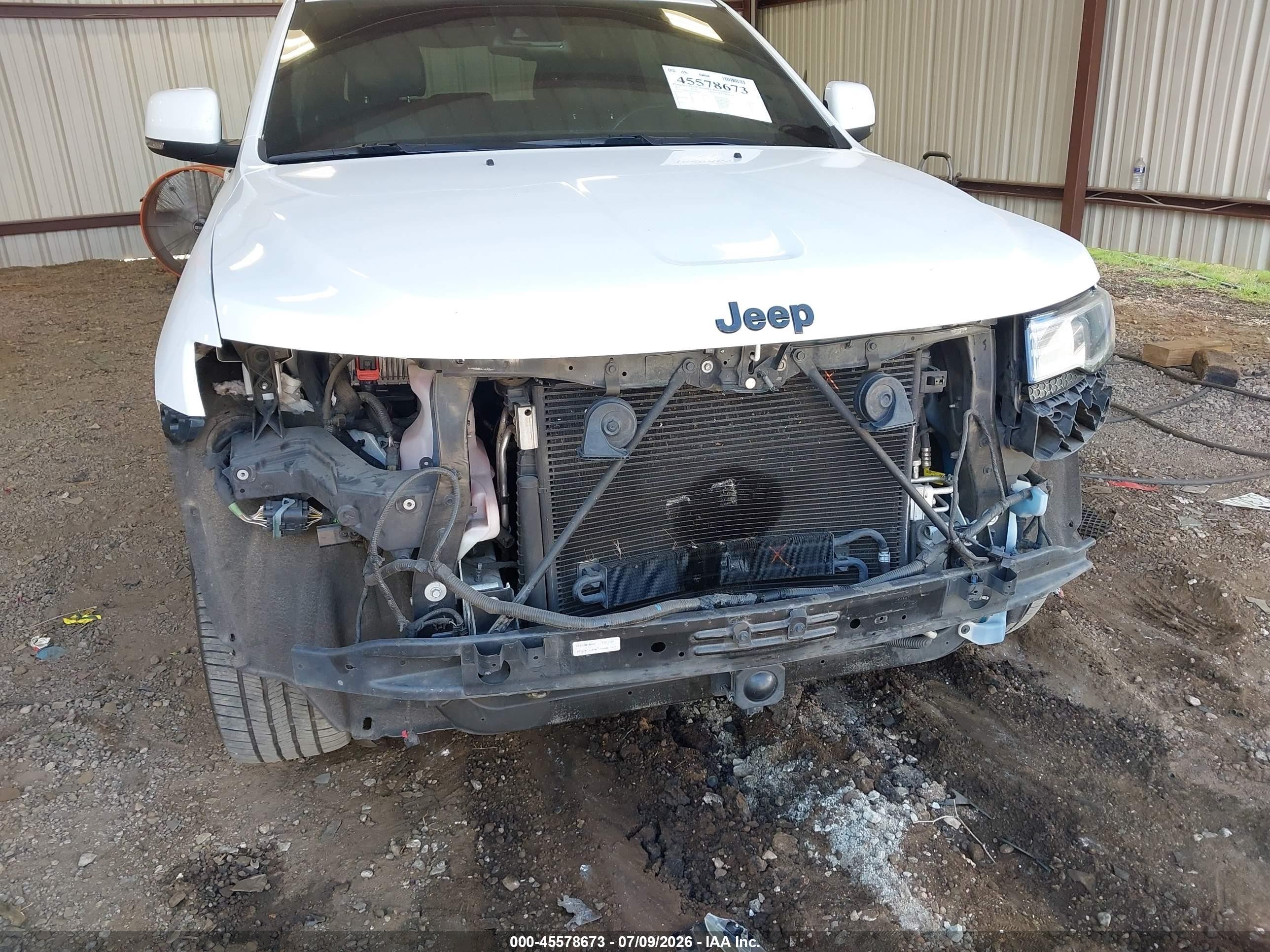 2015 Jeep Grand Cherokee High Altitude White vin: 1C4RJECG9FC131896