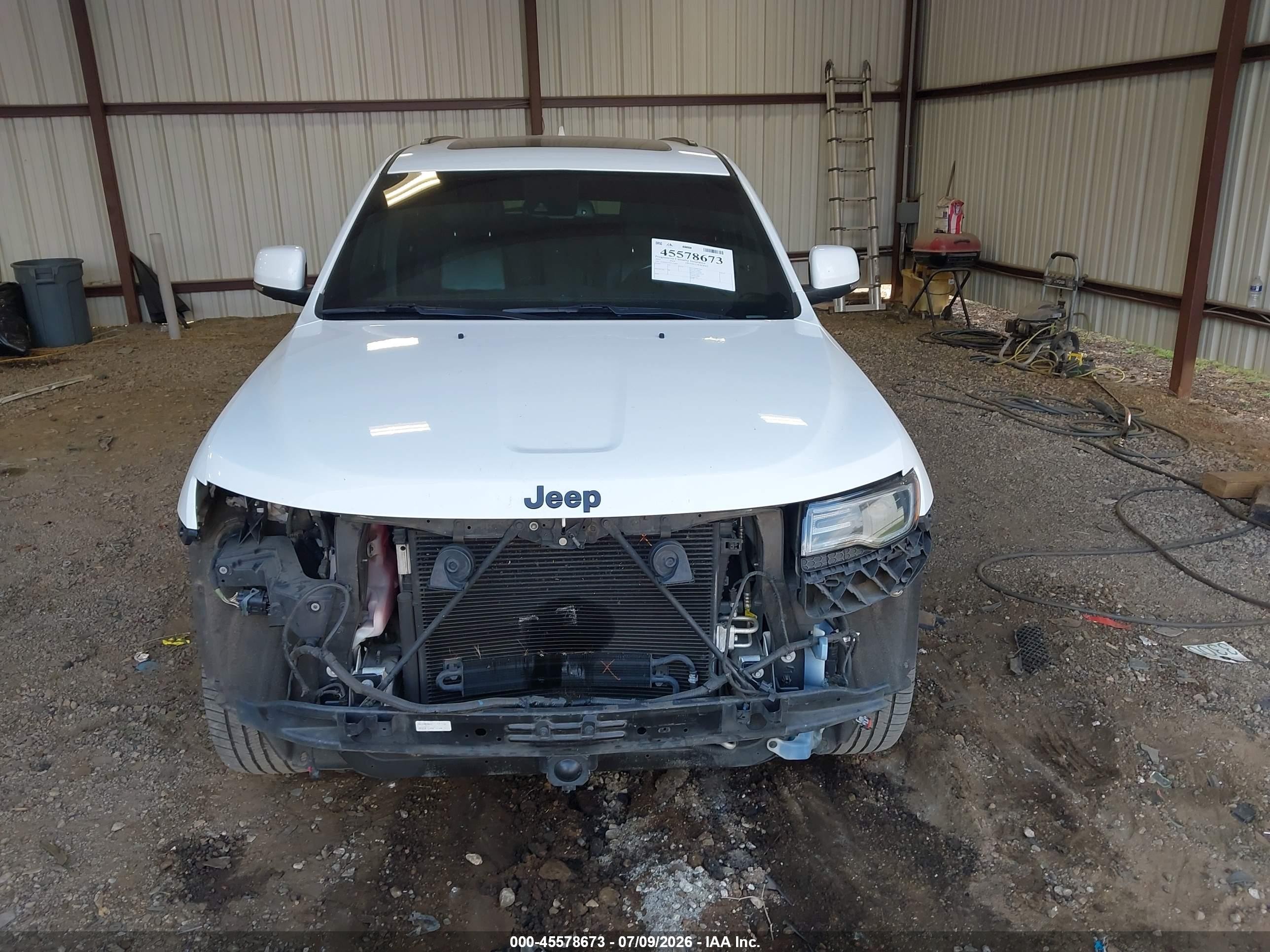 2015 Jeep Grand Cherokee High Altitude White vin: 1C4RJECG9FC131896