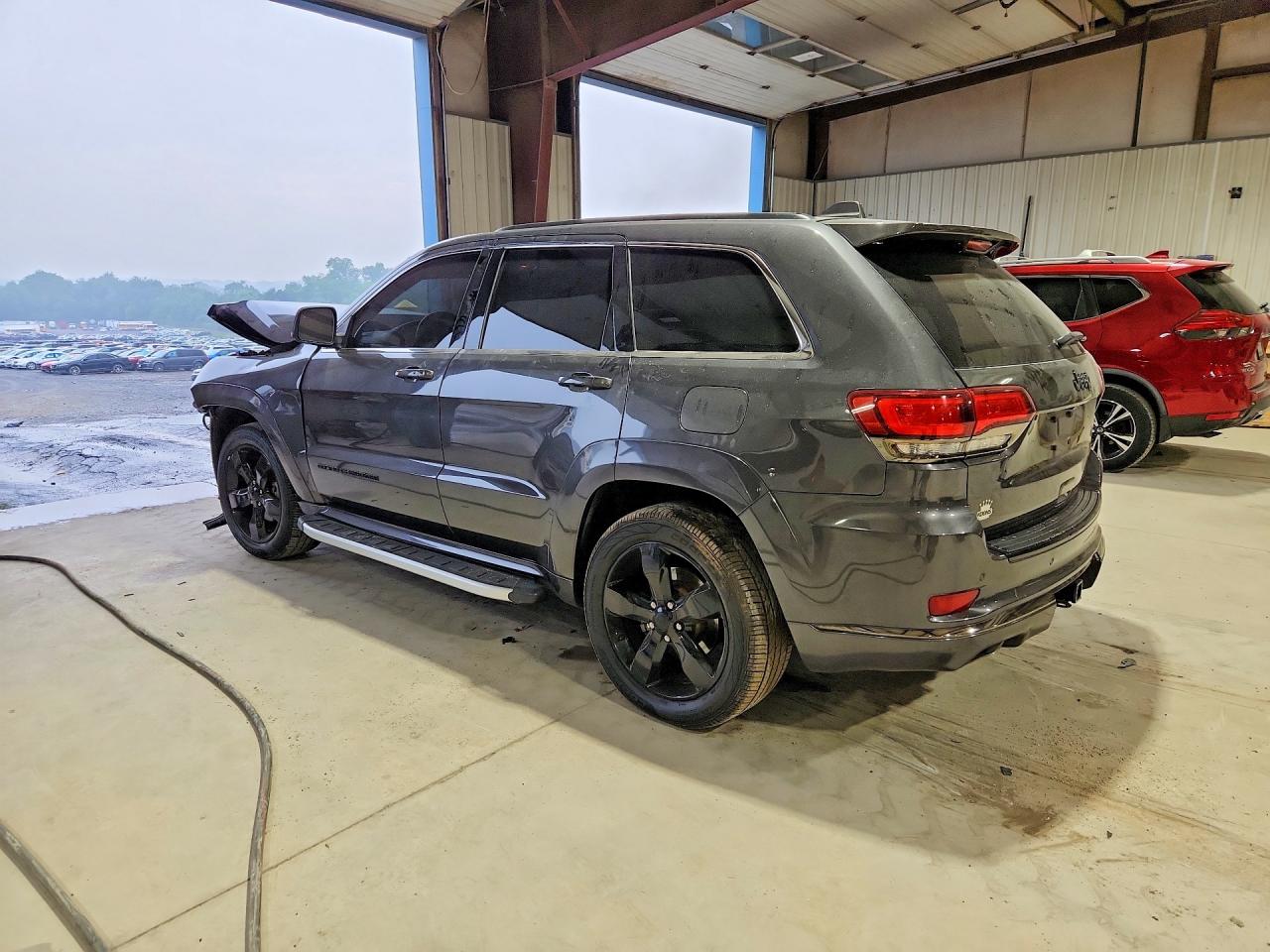 2015 Jeep Grand Cherokee Overland Gray vin: 1C4RJECG9FC218908