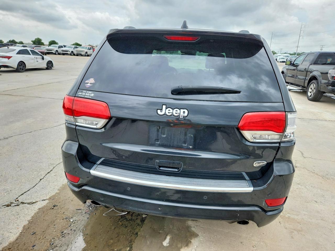 2015 Jeep Grand Cherokee Overland Black vin: 1C4RJECG9FC678330