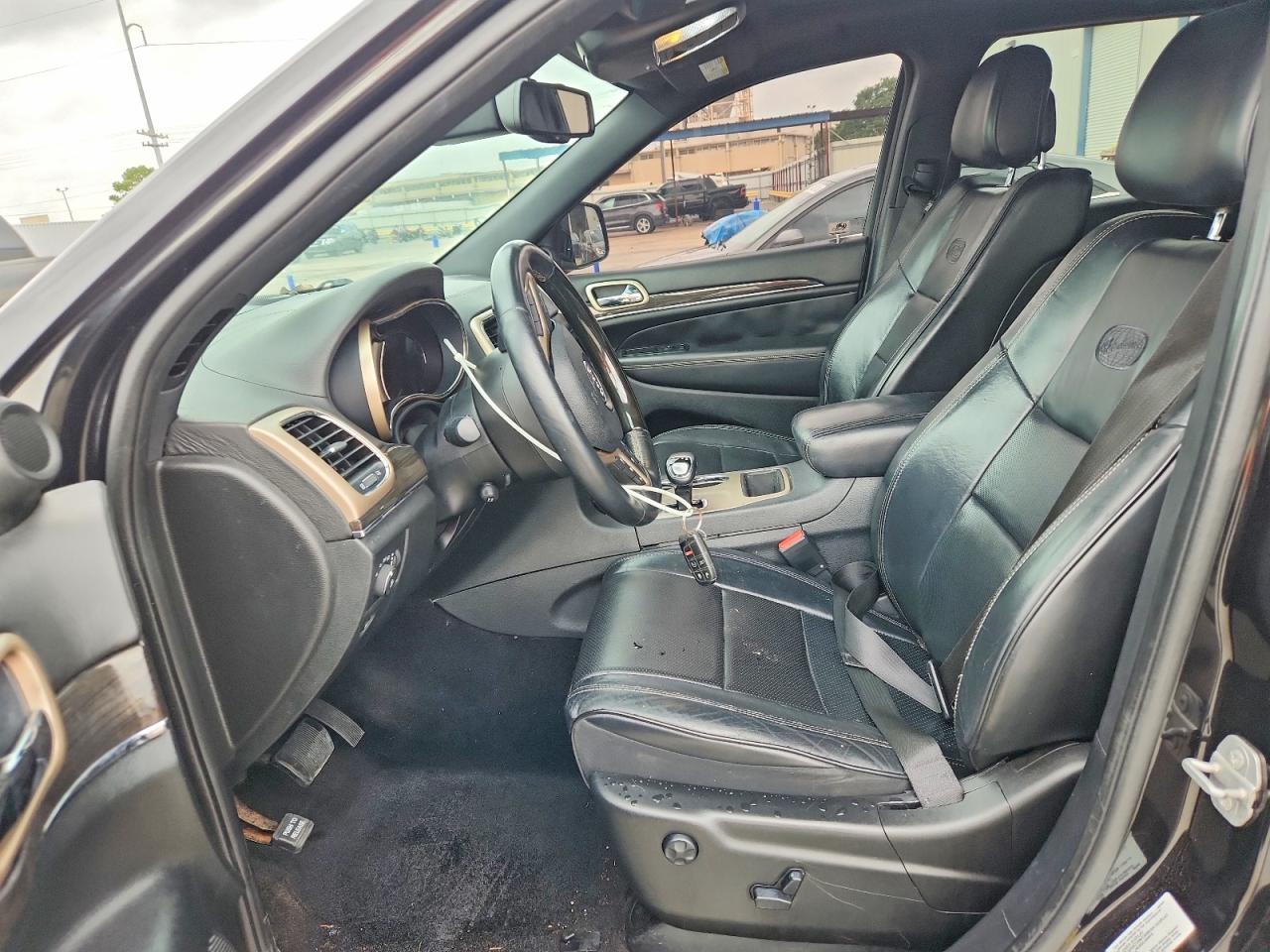 2015 Jeep Grand Cherokee Overland Black vin: 1C4RJECG9FC678330