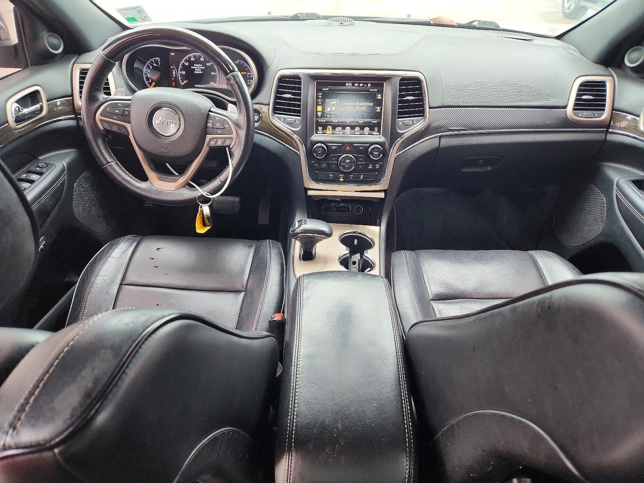 2015 Jeep Grand Cherokee Overland Black vin: 1C4RJECG9FC678330
