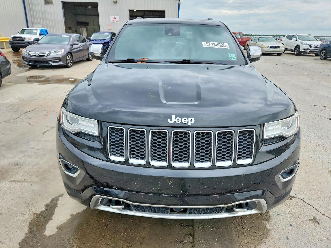 2015 Jeep Grand Cherokee Overland Black vin: 1C4RJECG9FC678330