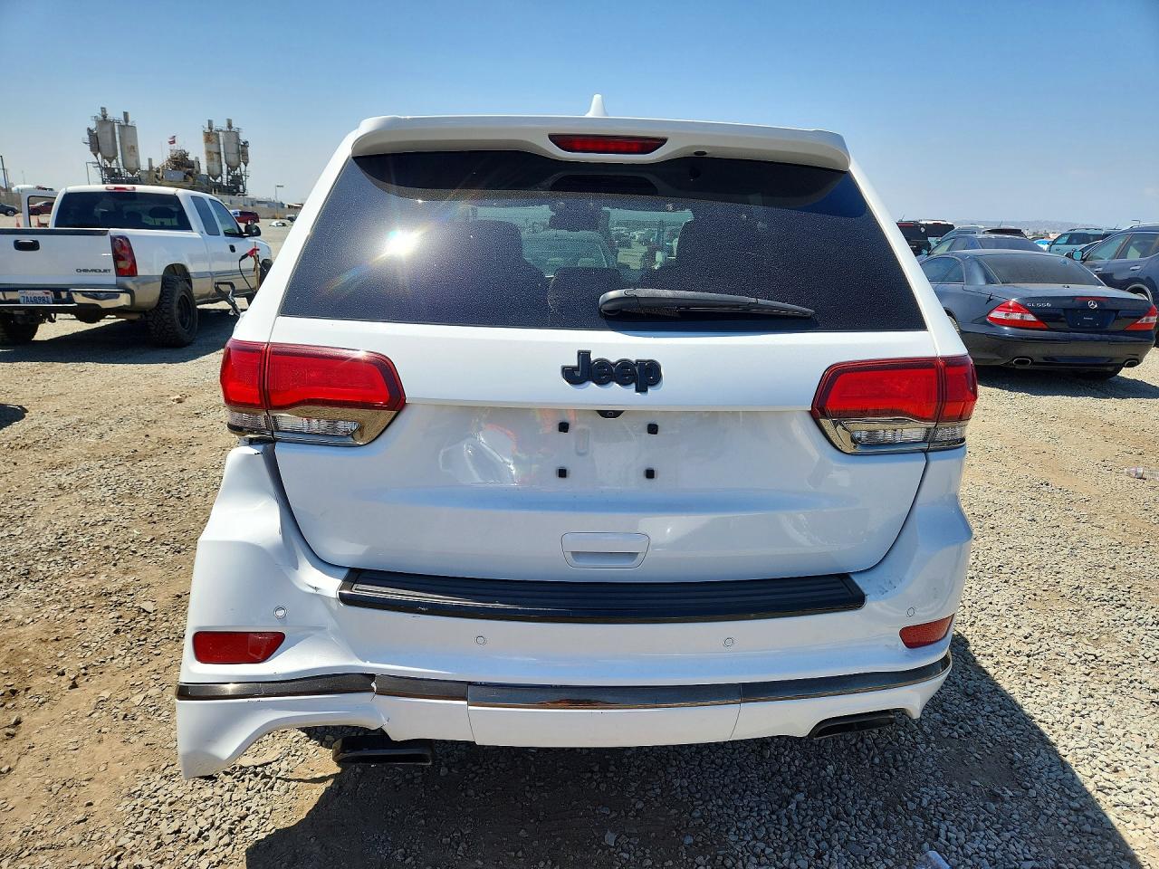 2016 Jeep Grand Cherokee Overland White vin: 1C4RJECG9GC473172