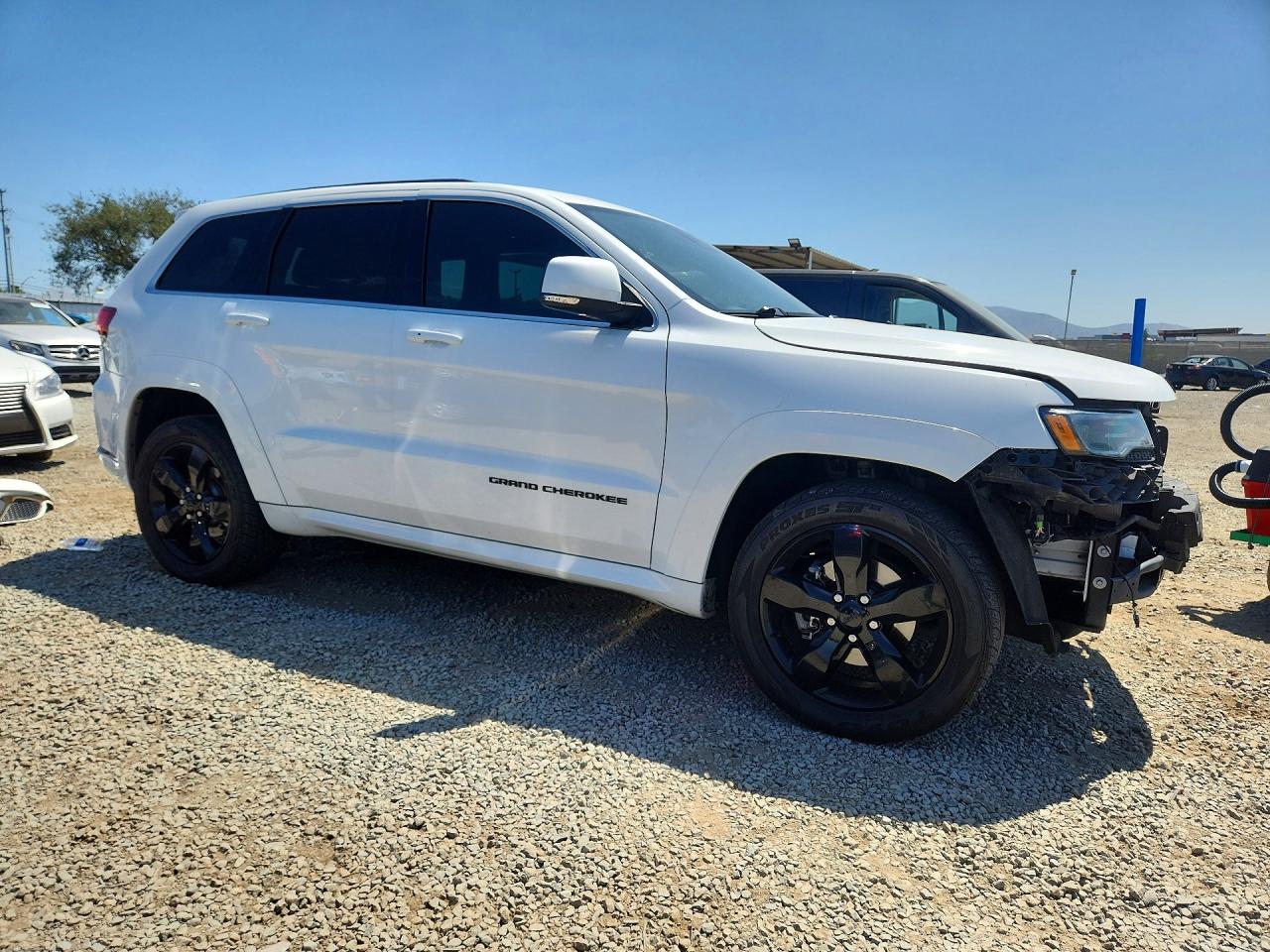 2016 Jeep Grand Cherokee Overland White vin: 1C4RJECG9GC473172