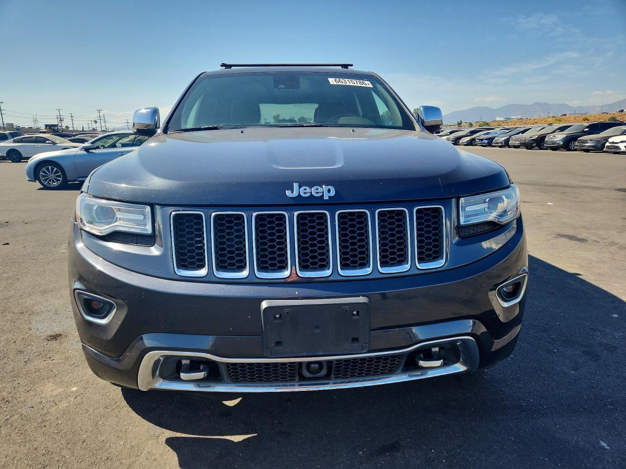 2014 Jeep Grand Cherokee Overland Black vin: 1C4RJECGXEC221802