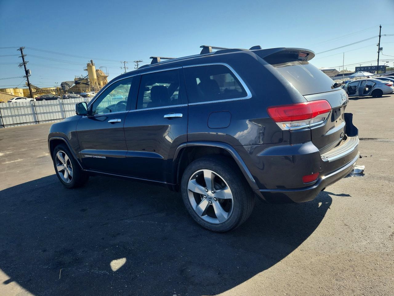2014 Jeep Grand Cherokee Overland Black vin: 1C4RJECGXEC221802