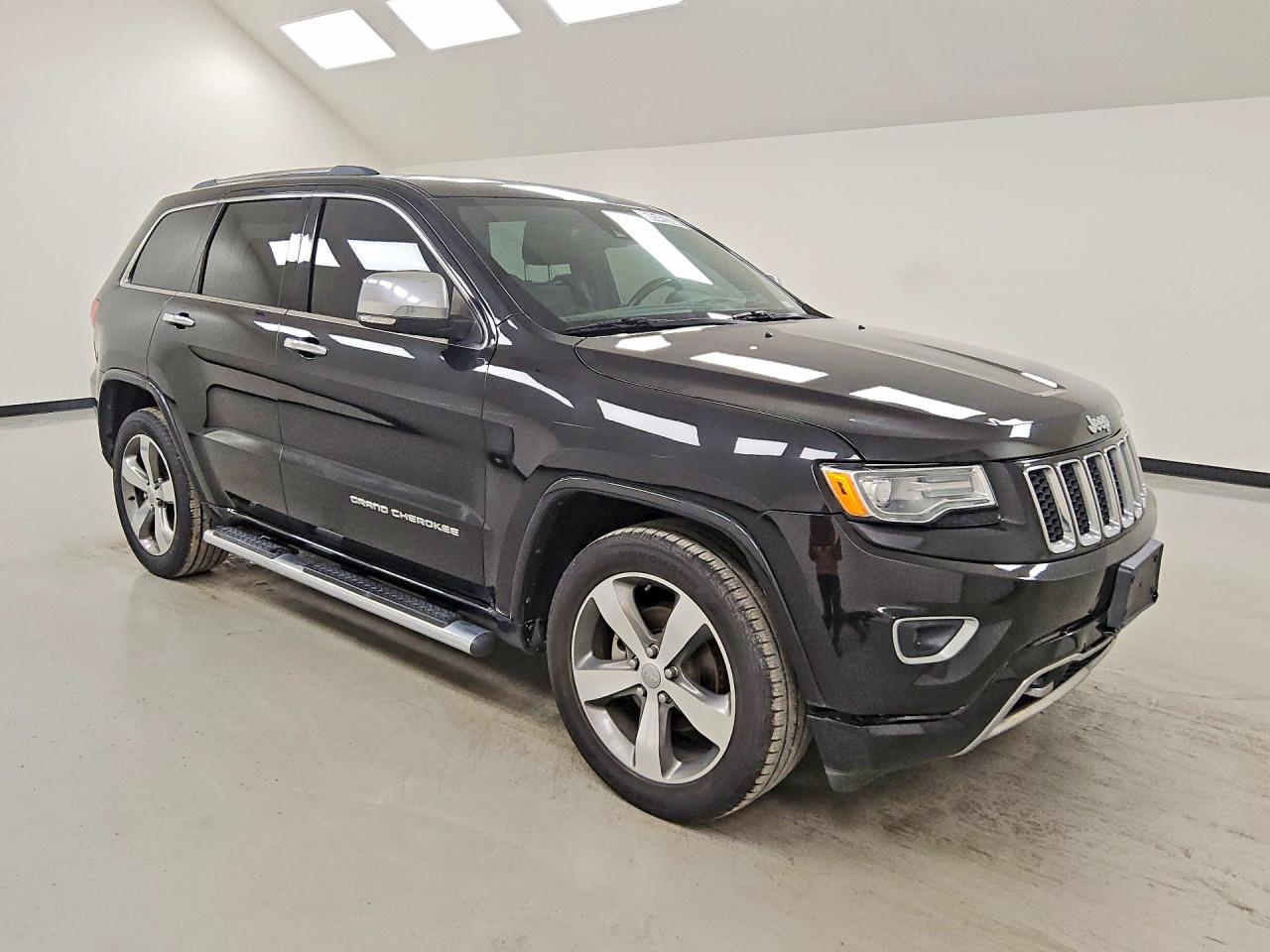 2015 Jeep Grand Cherokee Overland Black vin: 1C4RJECGXFC920333