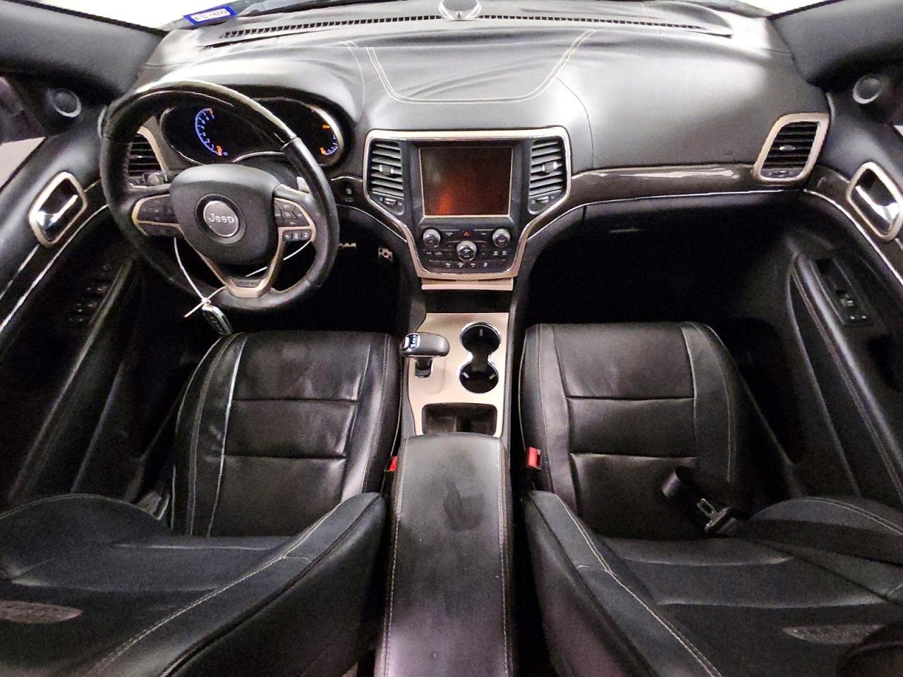 2015 Jeep Grand Cherokee Overland Black vin: 1C4RJECGXFC920333