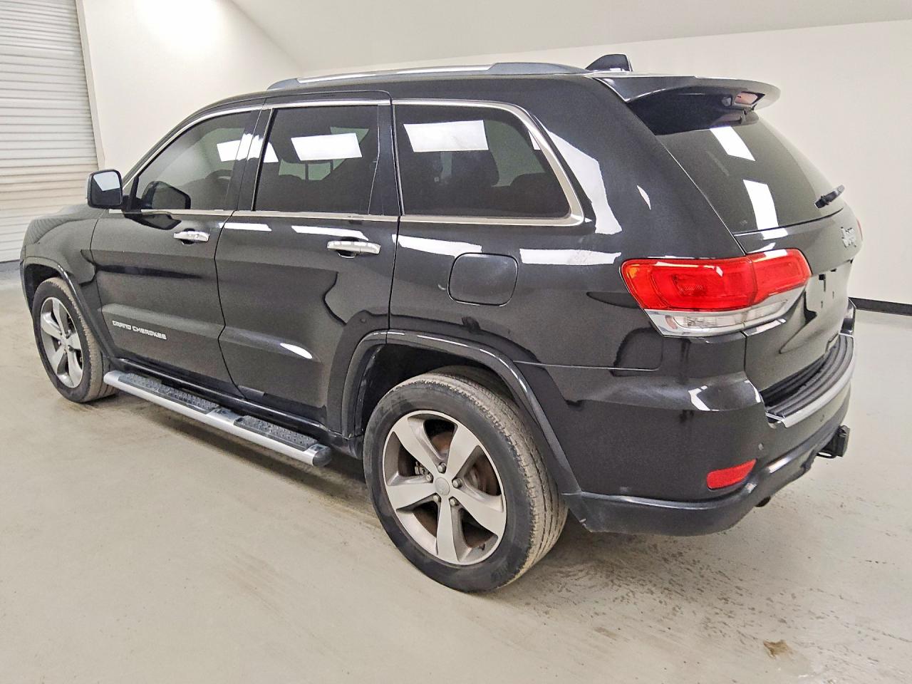 2015 Jeep Grand Cherokee Overland Black vin: 1C4RJECGXFC920333