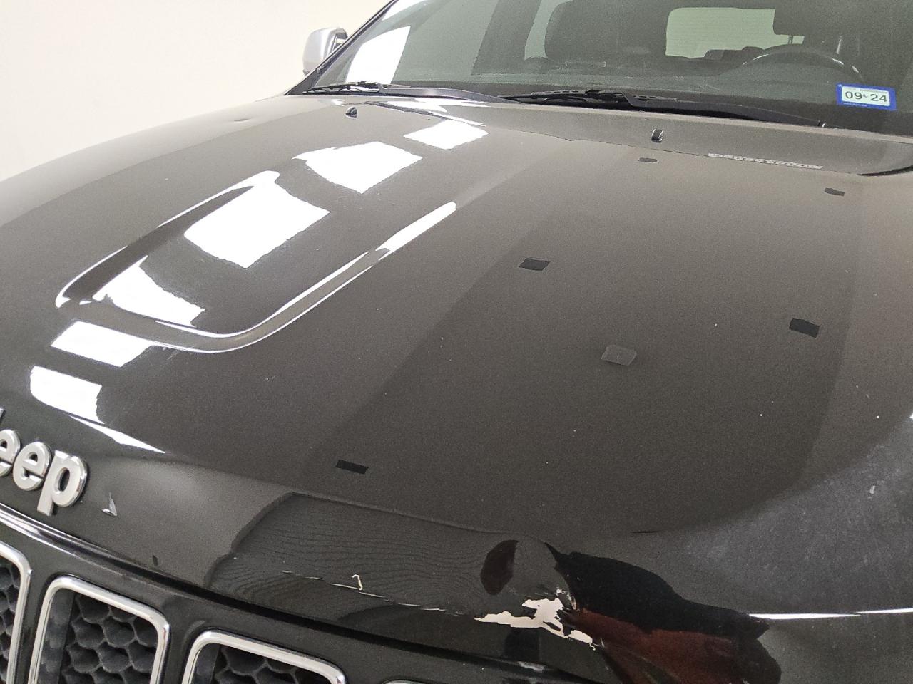 2015 Jeep Grand Cherokee Overland Black vin: 1C4RJECGXFC920333 Damage: Hood, Multiple Dents/Paint Damage, 6