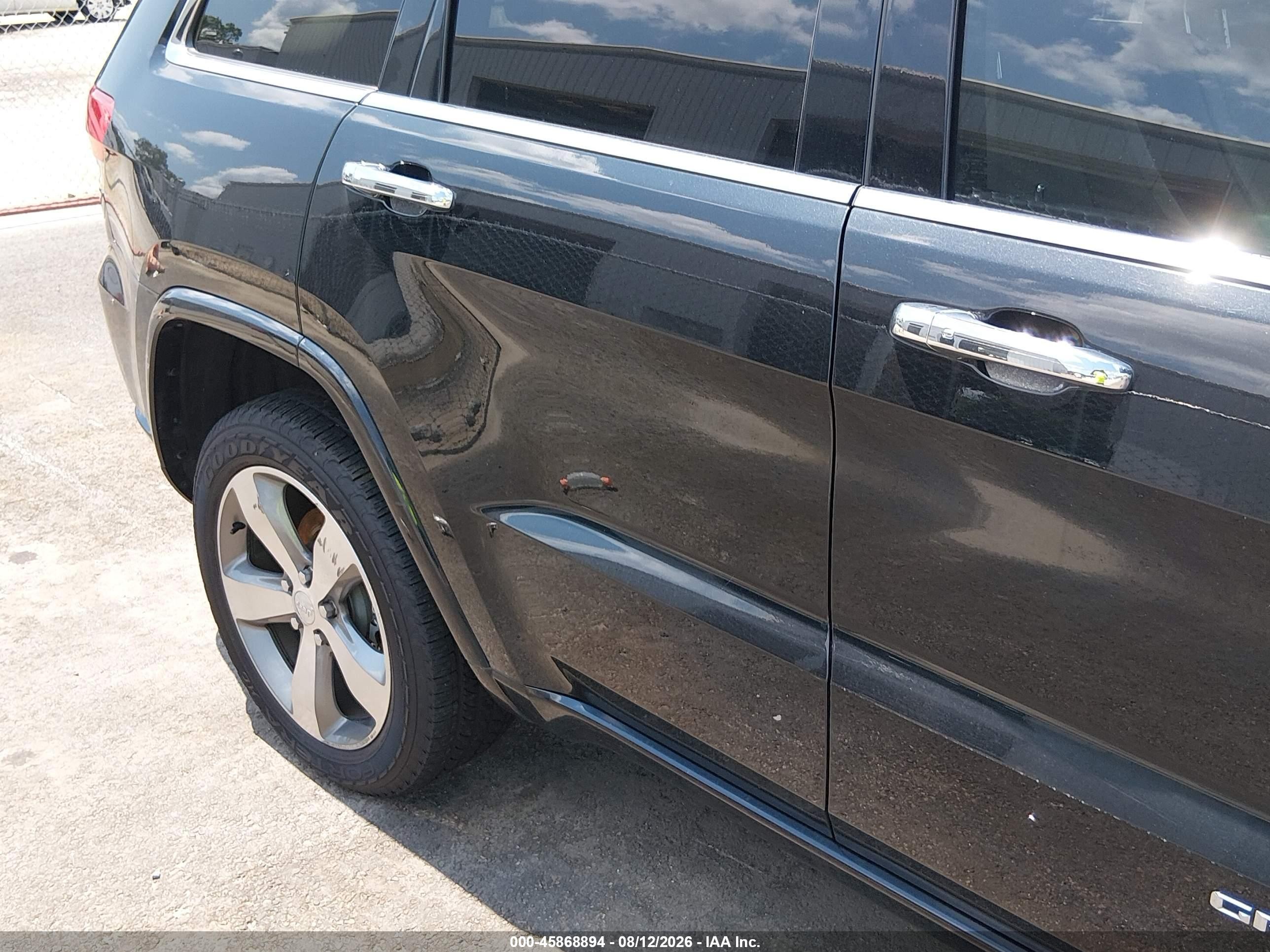 2015 Jeep Grand Cherokee Overland Black vin: 1C4RJECM1FC860559