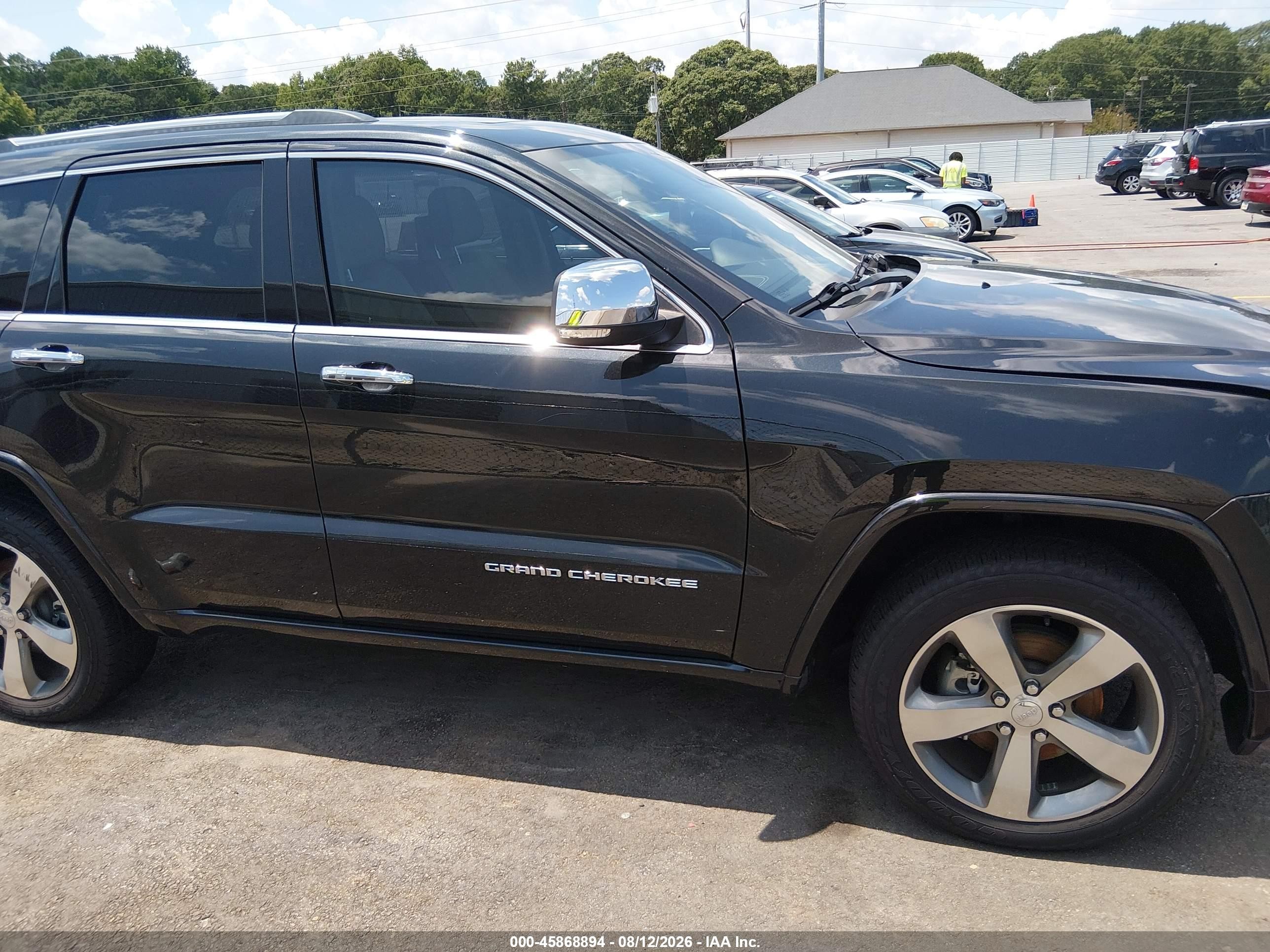 2015 Jeep Grand Cherokee Overland Black vin: 1C4RJECM1FC860559