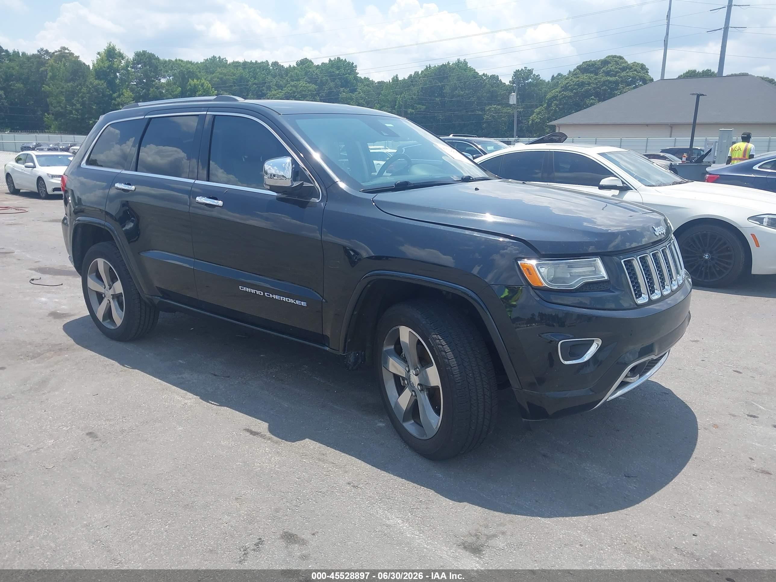 2015 Jeep Grand Cherokee Overland Gray vin: 1C4RJECM4FC920267