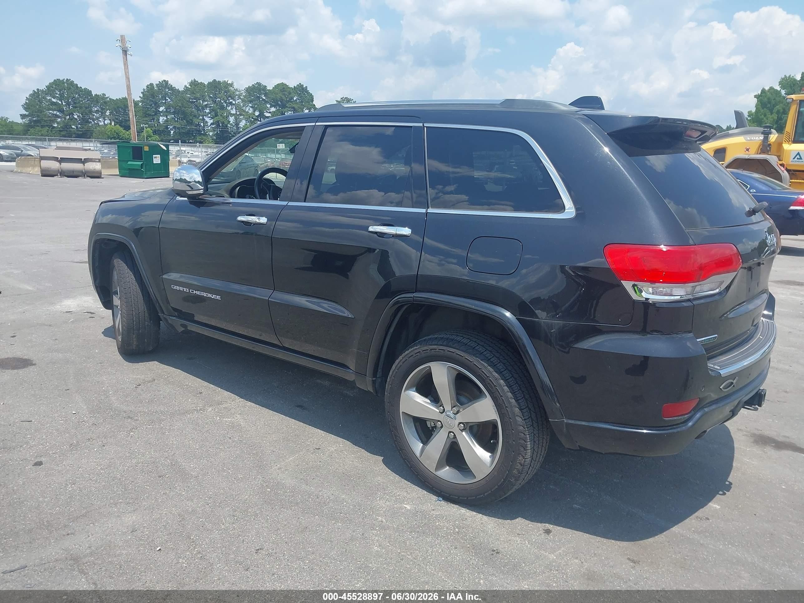2015 Jeep Grand Cherokee Overland Gray vin: 1C4RJECM4FC920267