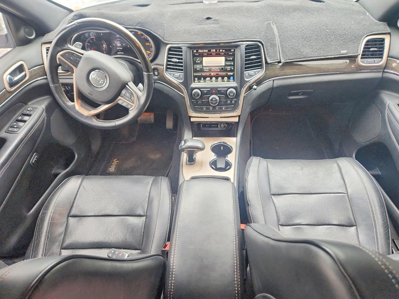 2014 Jeep Grand Cherokee Overland Silver vin: 1C4RJECM7EC532125