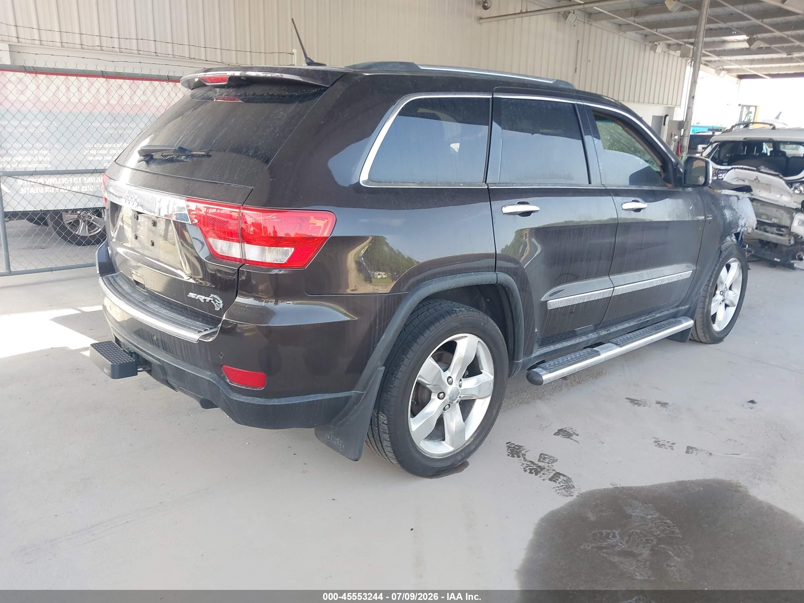 2012 Jeep Grand Cherokee Overland Gray vin: 1C4RJECT0CC235055