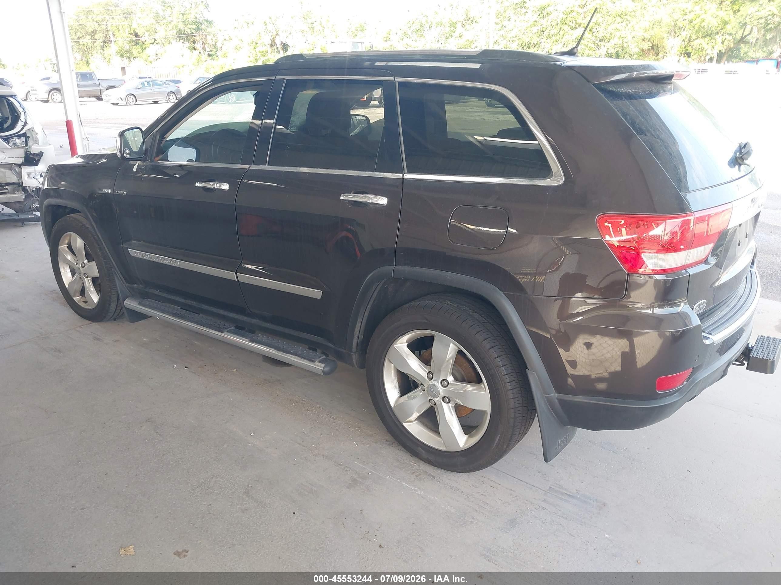 2012 Jeep Grand Cherokee Overland Gray vin: 1C4RJECT0CC235055