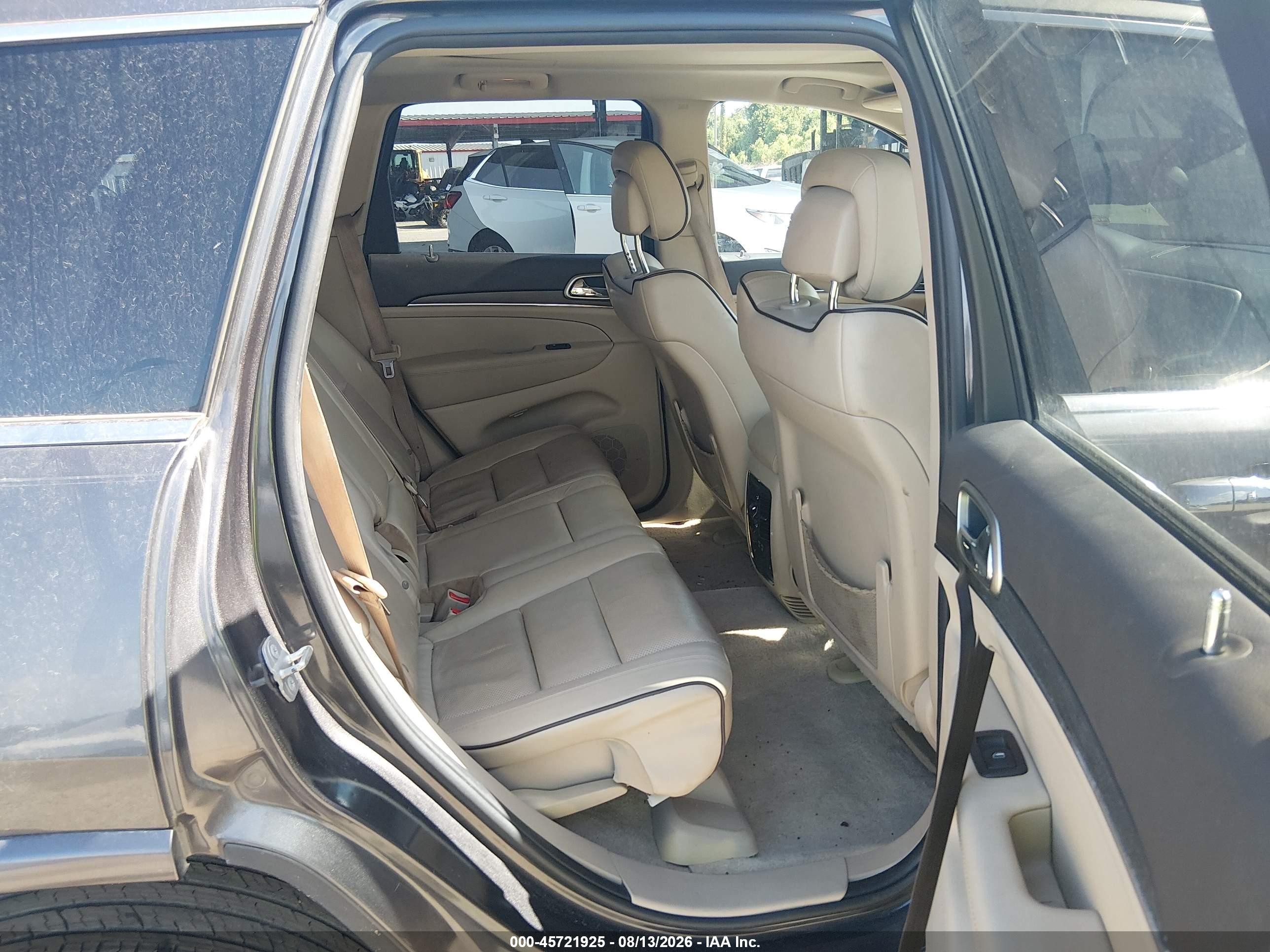 2014 Jeep Grand Cherokee Overland Gray vin: 1C4RJECT0EC442614