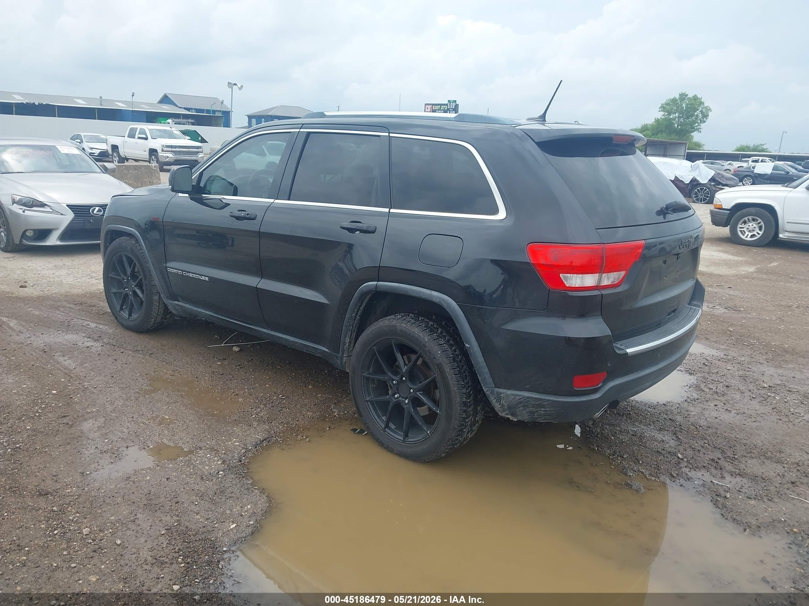 2013 Jeep Grand Cherokee Overland Black vin: 1C4RJECT1DC612770