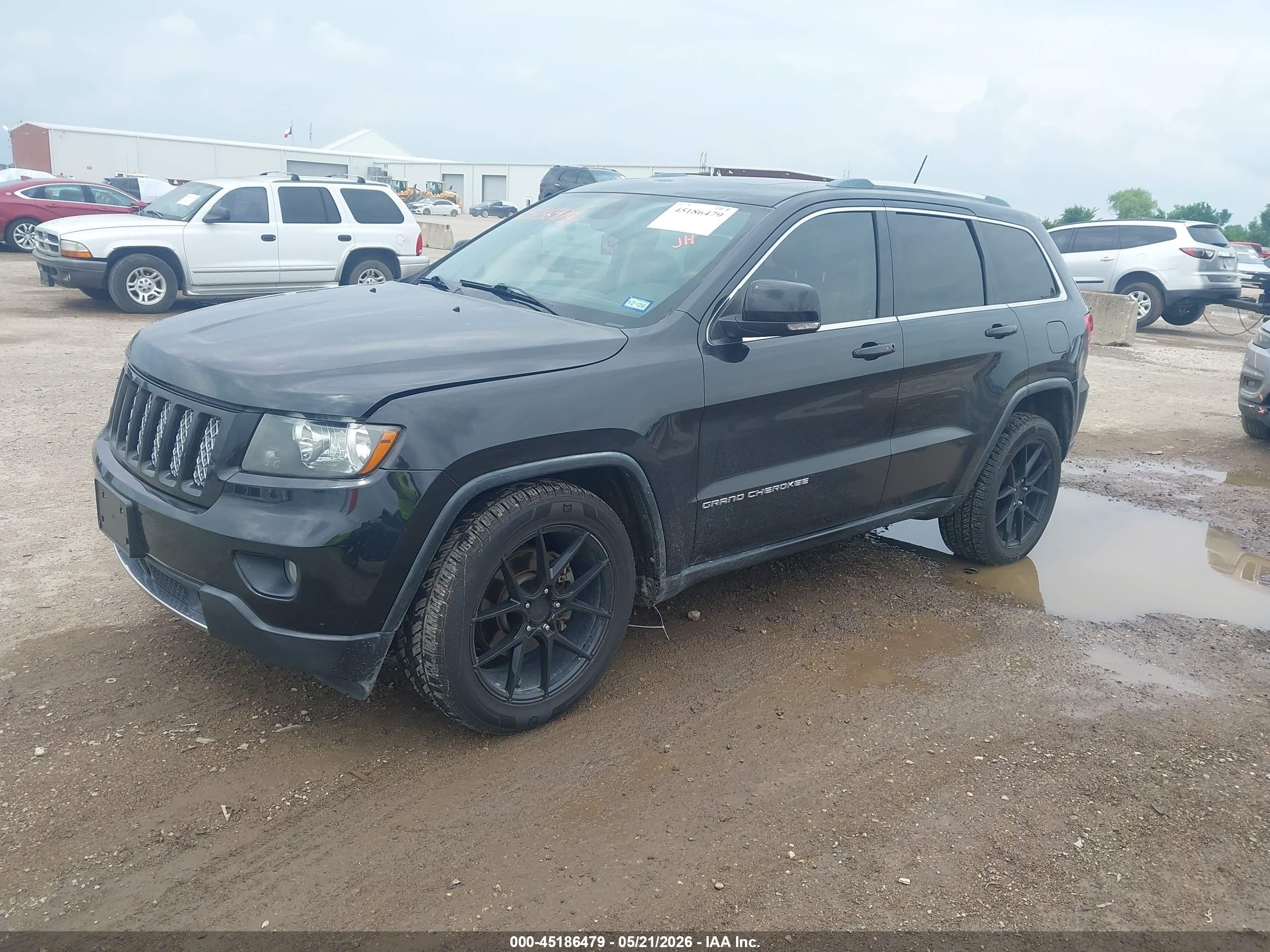 2013 Jeep Grand Cherokee Overland Black vin: 1C4RJECT1DC612770