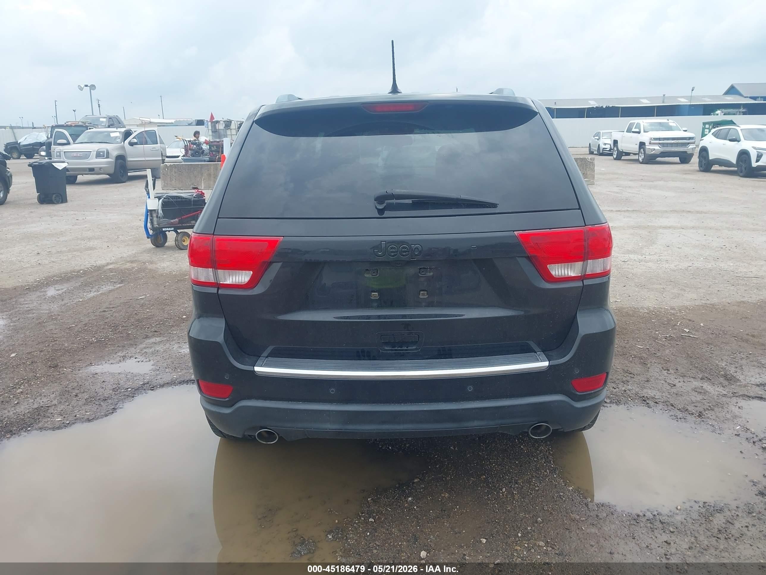 2013 Jeep Grand Cherokee Overland Black vin: 1C4RJECT1DC612770