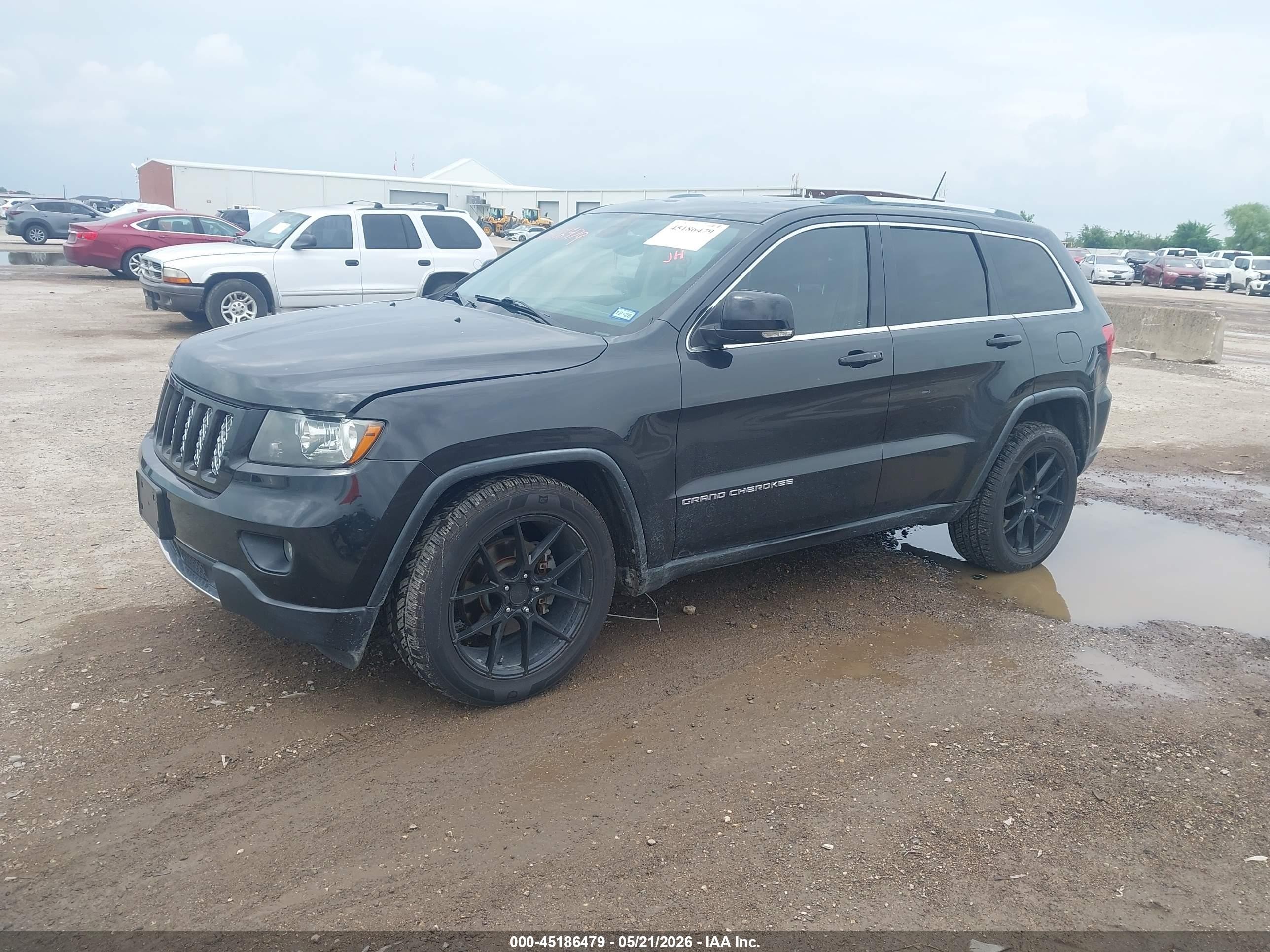 2013 Jeep Grand Cherokee Overland Black vin: 1C4RJECT1DC612770