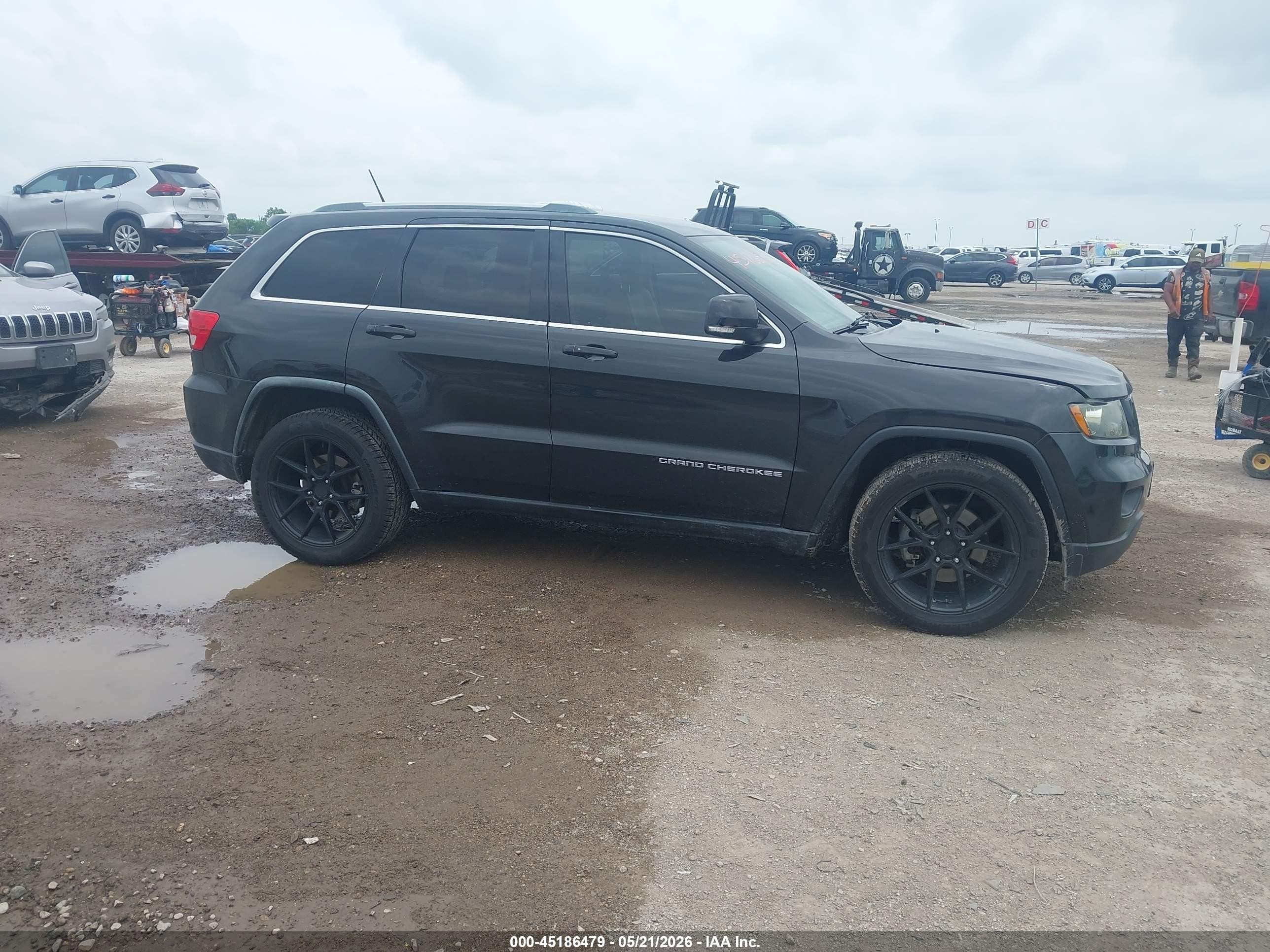 2013 Jeep Grand Cherokee Overland Black vin: 1C4RJECT1DC612770