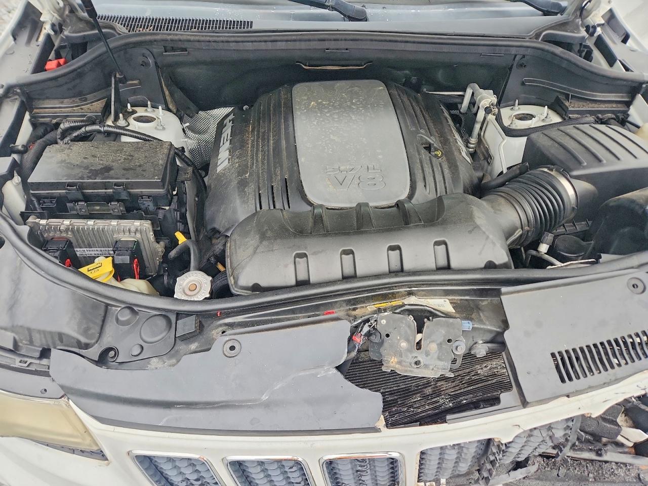 2014 Jeep Grand Cherokee Overland White vin: 1C4RJECT1EC130592
