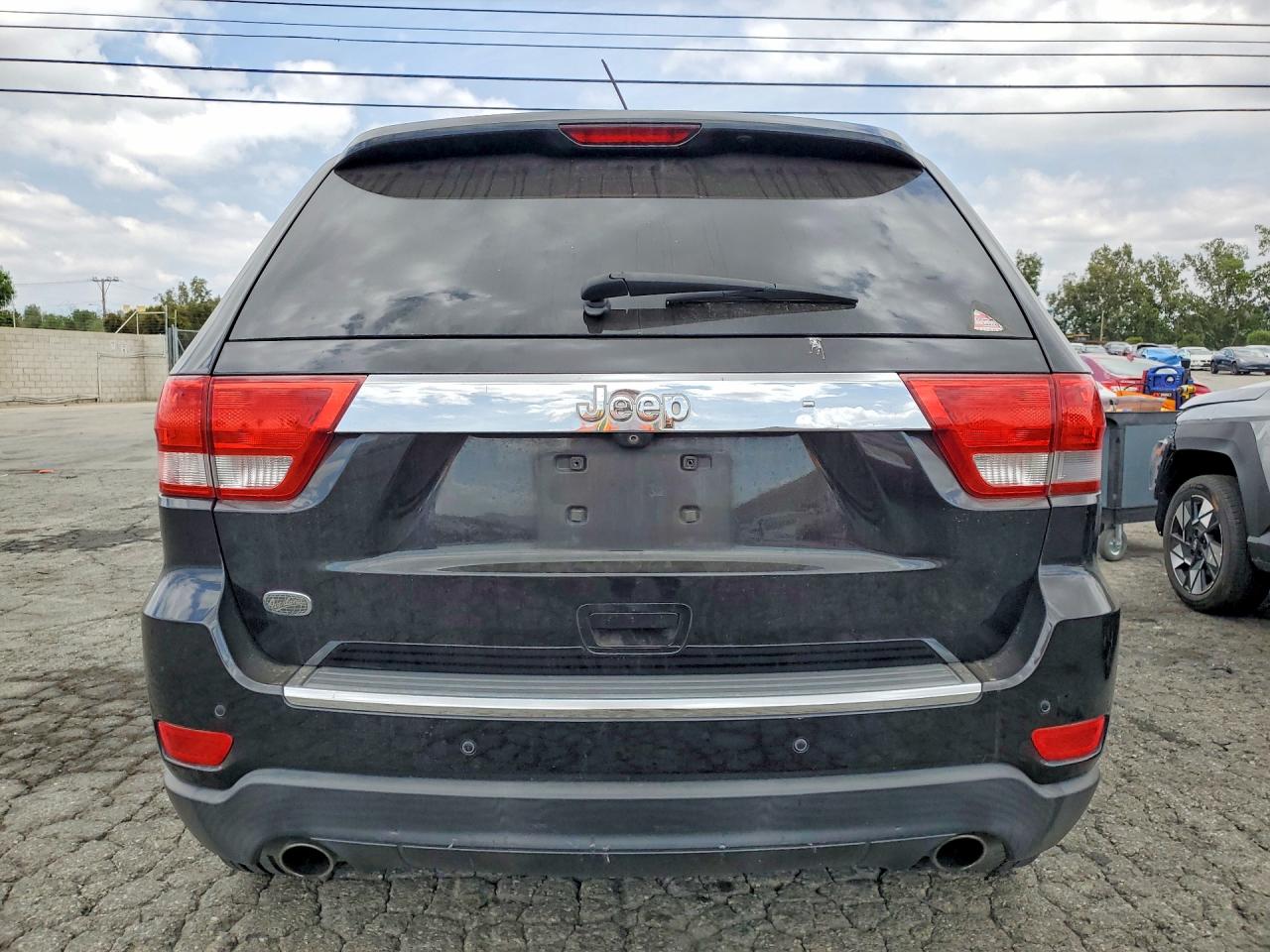 2012 Jeep Grand Cherokee Overland Black vin: 1C4RJECT2CC277646