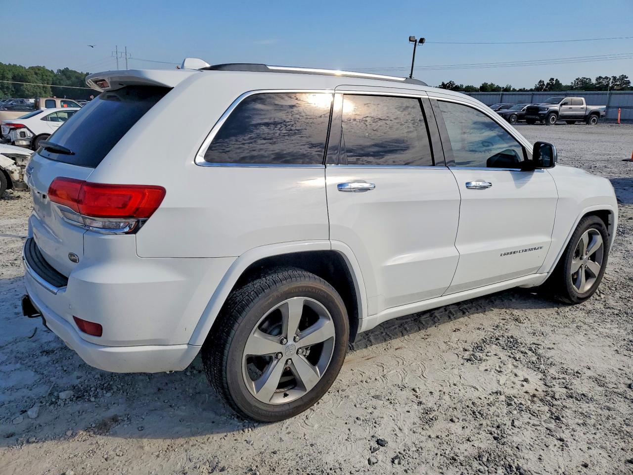 2014 Jeep Grand Cherokee Overland Белый vin: 1C4RJECT2EC122842