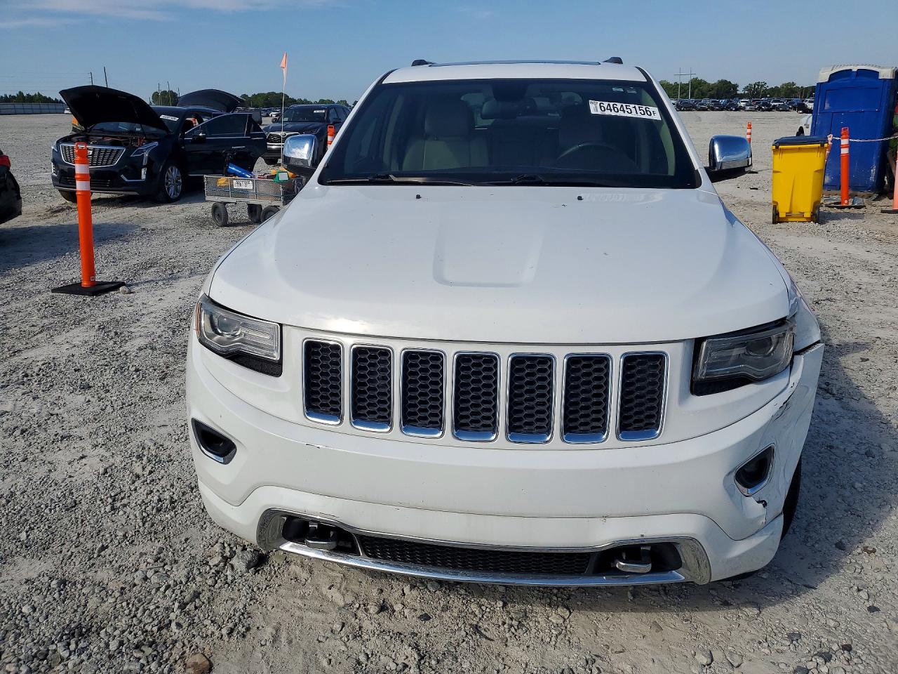 2014 Jeep Grand Cherokee Overland Белый vin: 1C4RJECT2EC122842