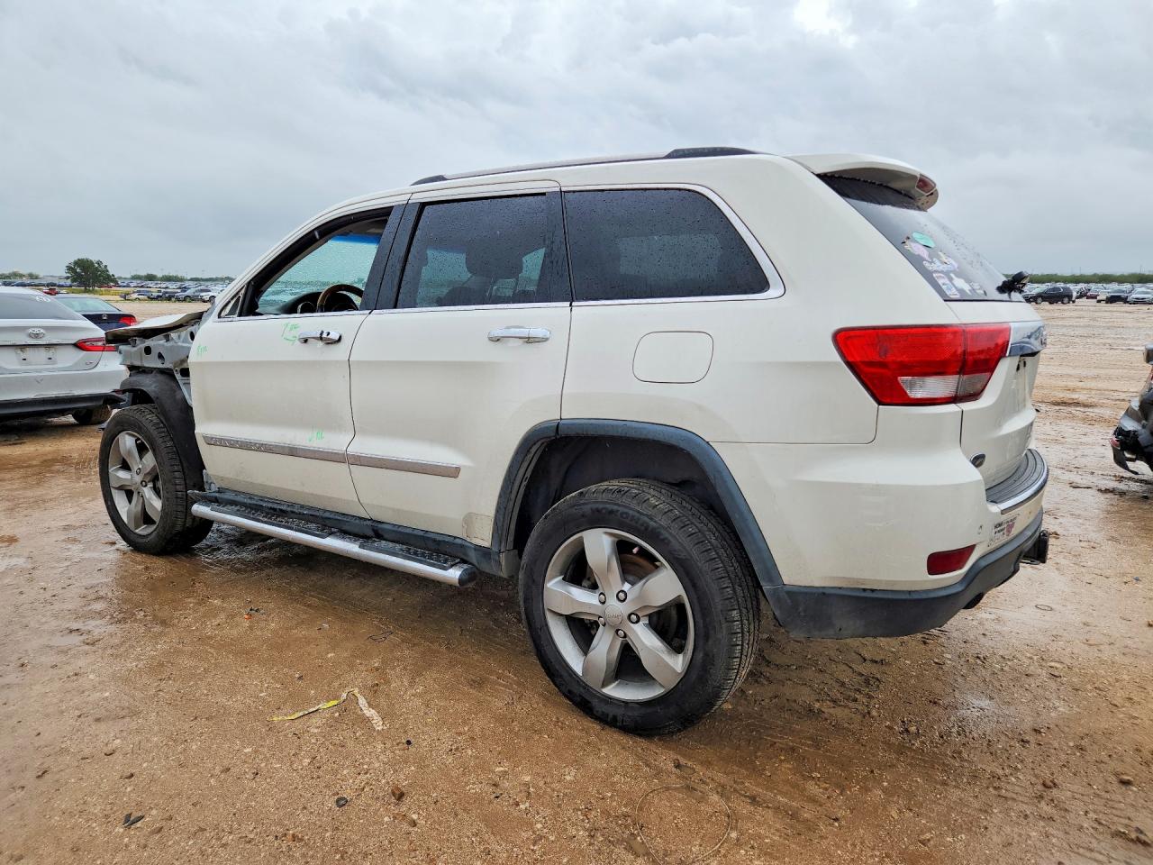 2012 Jeep Grand Cherokee Overland Белый vin: 1C4RJECT6CC271056