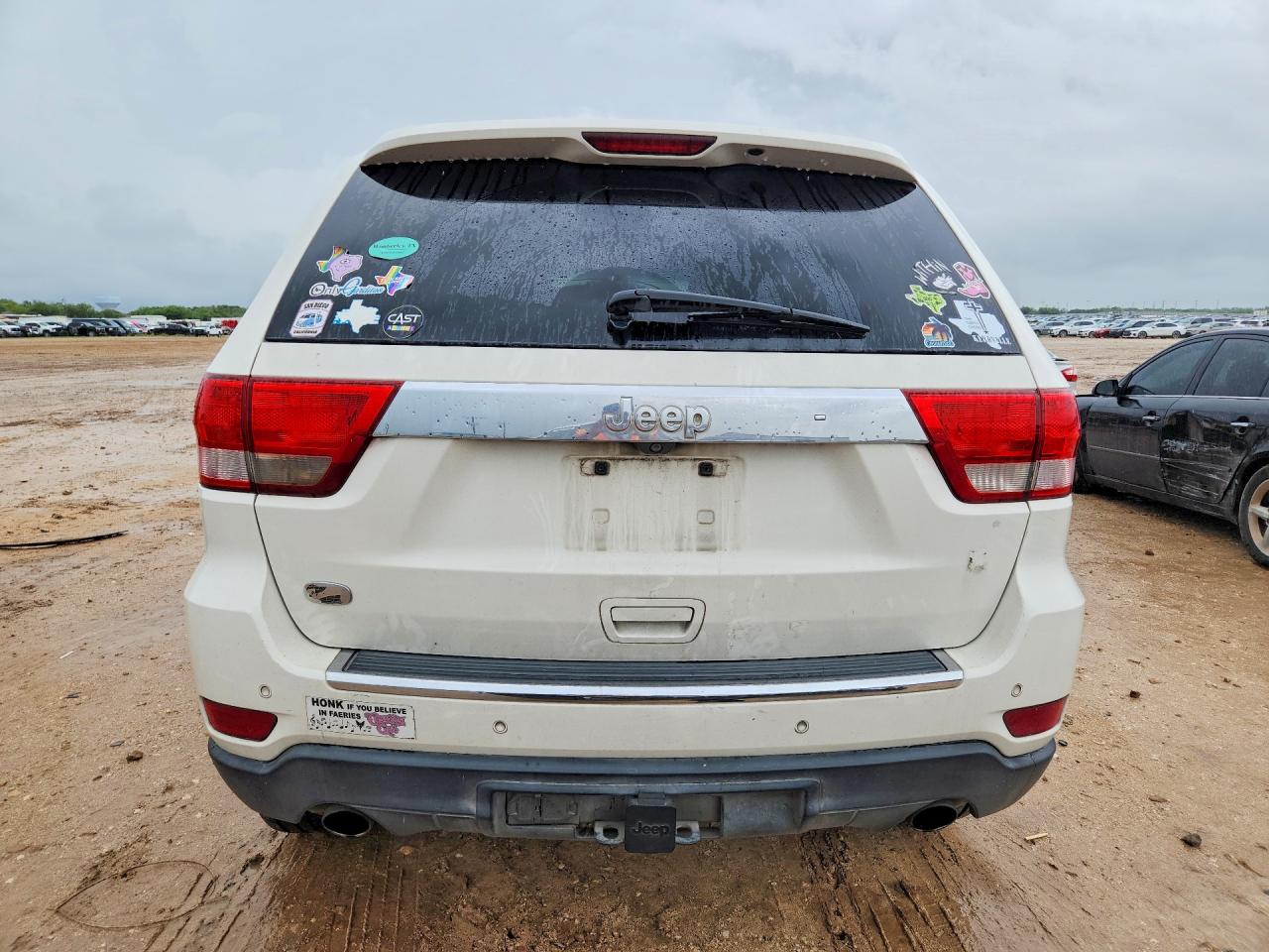 2012 Jeep Grand Cherokee Overland Белый vin: 1C4RJECT6CC271056