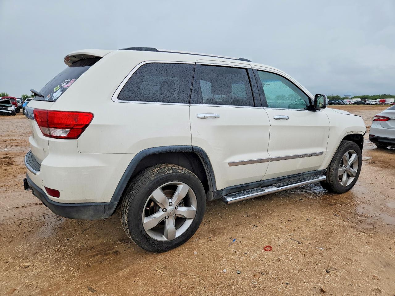 2012 Jeep Grand Cherokee Overland Белый vin: 1C4RJECT6CC271056