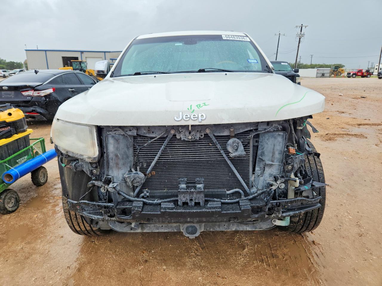 2012 Jeep Grand Cherokee Overland Белый vin: 1C4RJECT6CC271056