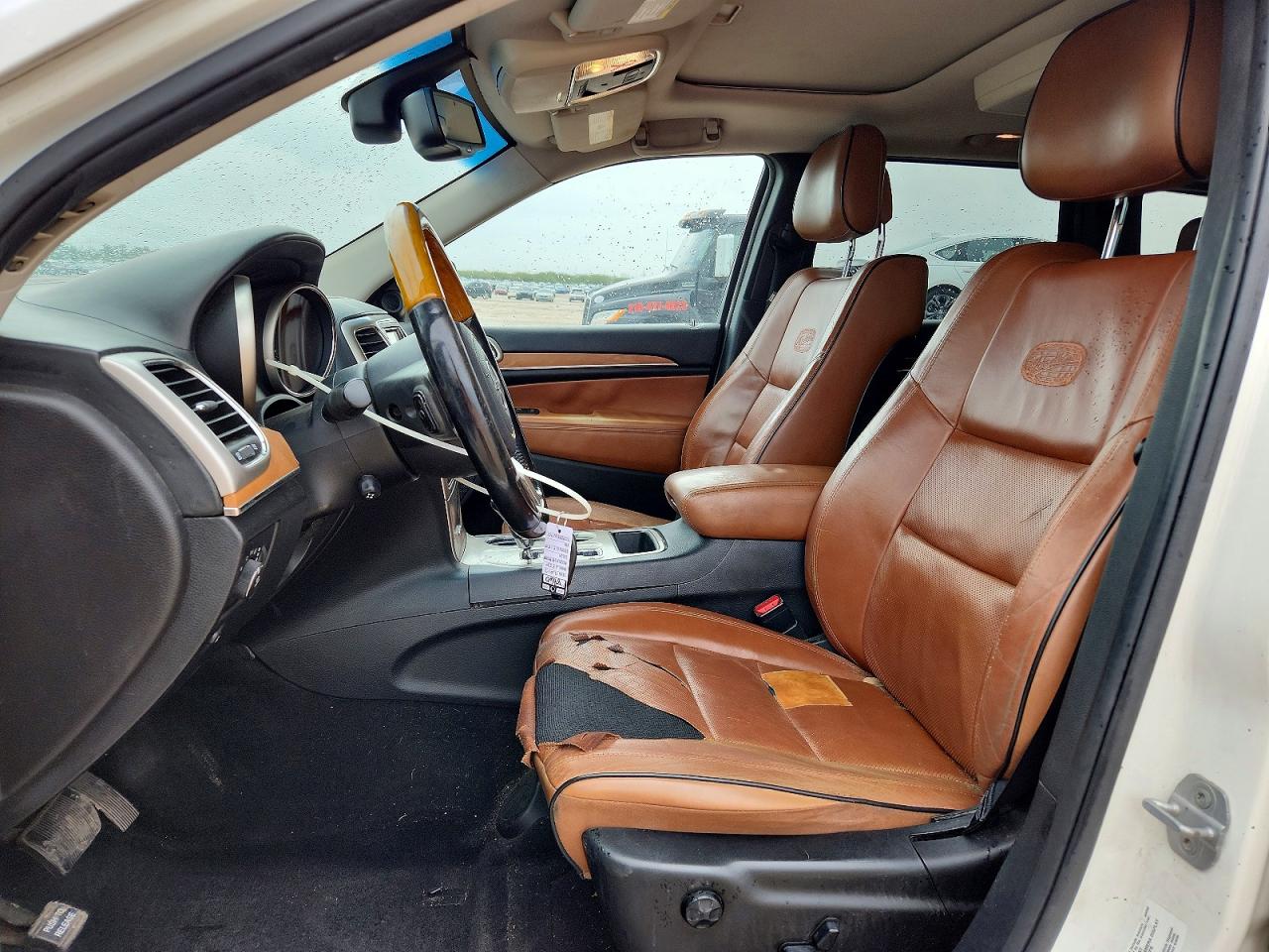 2012 Jeep Grand Cherokee Overland Белый vin: 1C4RJECT6CC271056