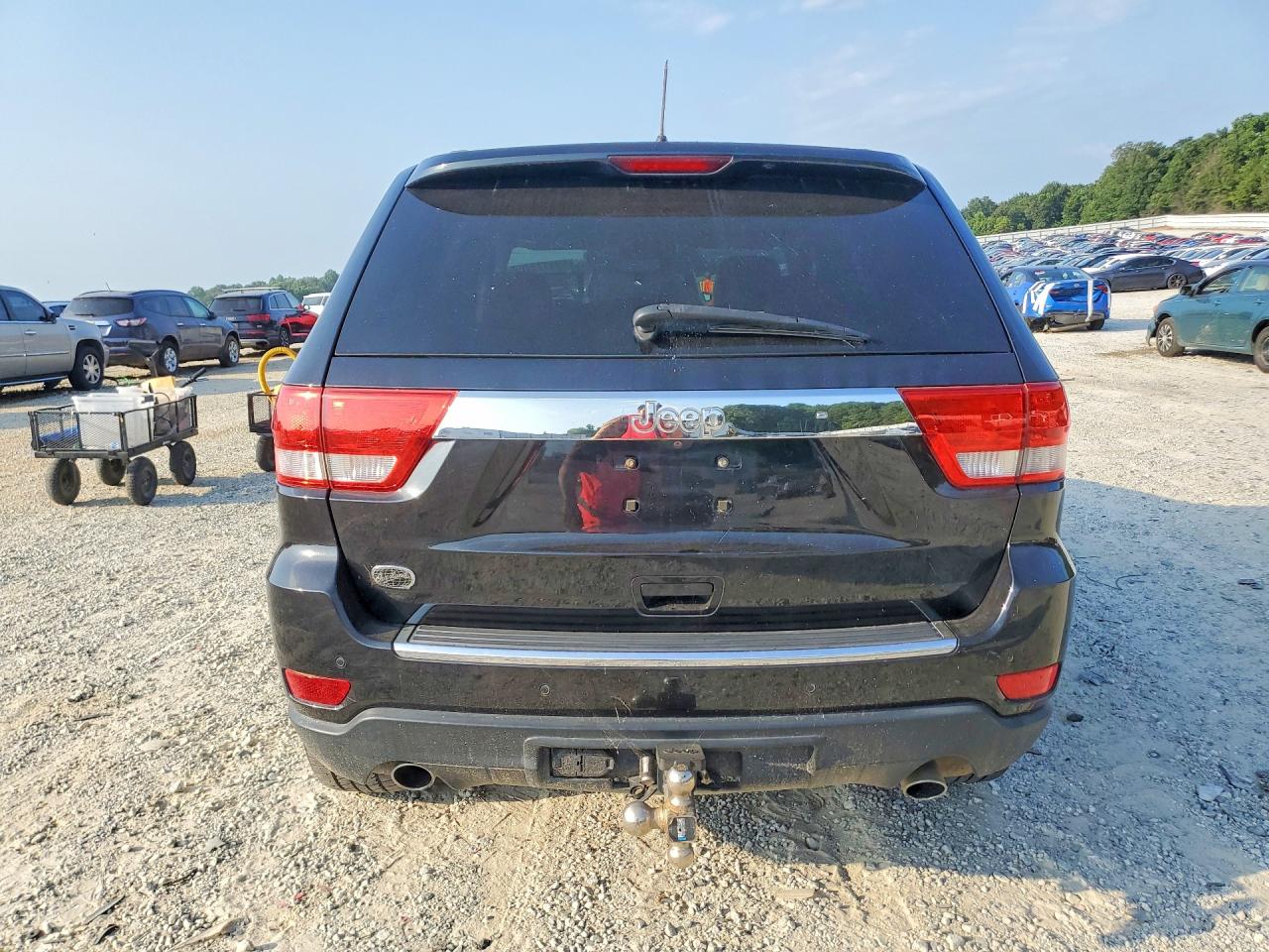 2012 Jeep Grand Cherokee Overland Silver vin: 1C4RJECT7CC263905